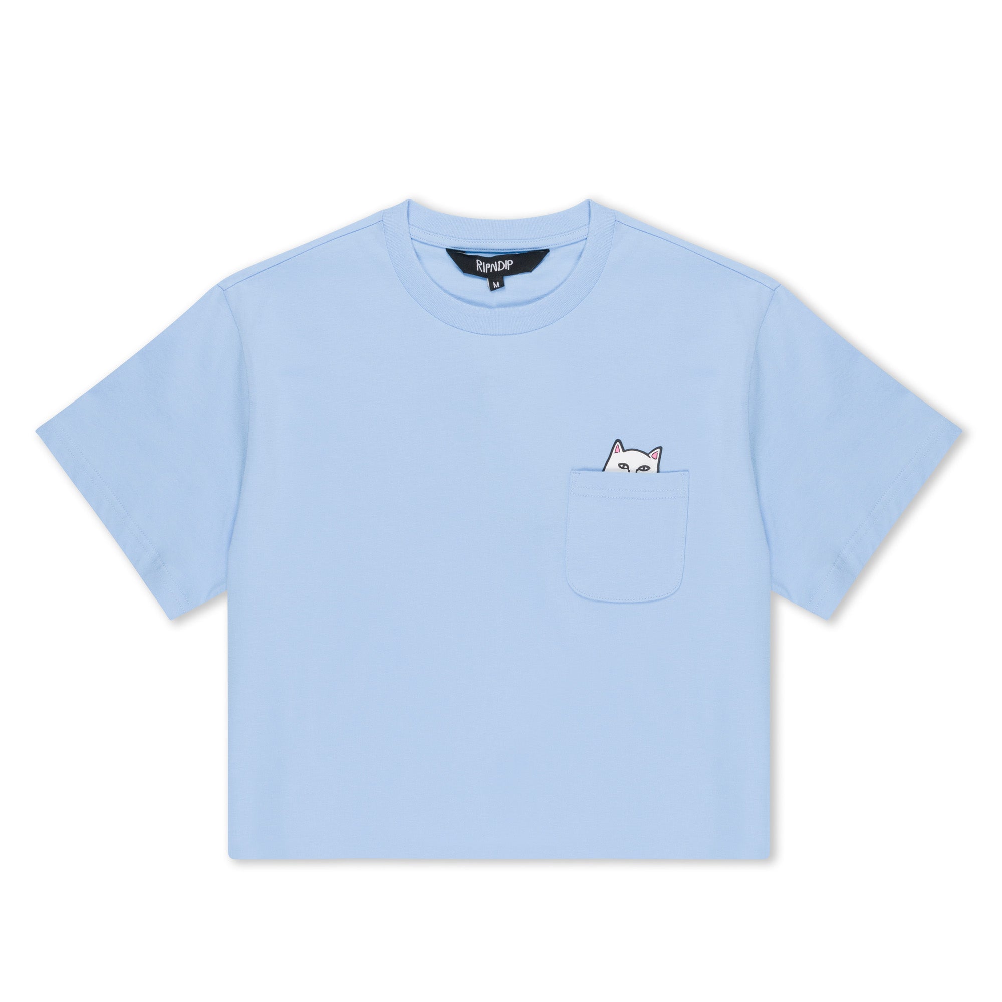  Lord Nermal Cropped Baby Pocket Tee (Light Blue)、mySite、merchandisen