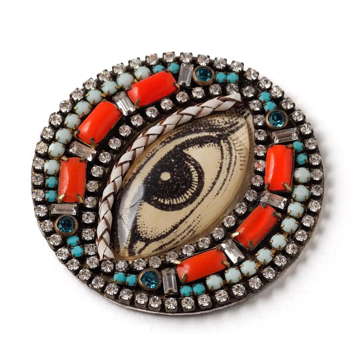  Color Pop Bejeweld Eye Brooch、mySite、elrpsem3k