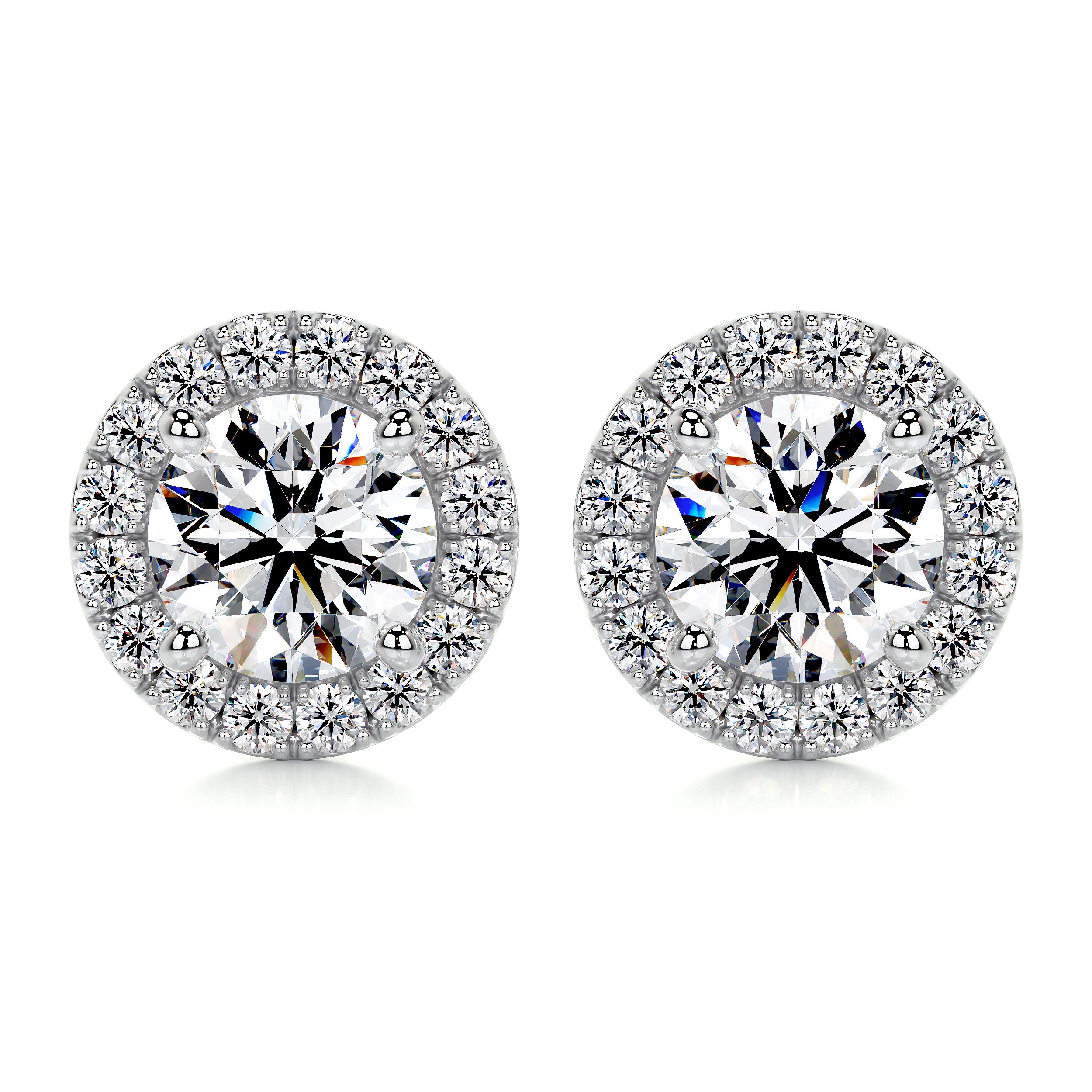 Erica Diamond Earrings -18K White Gold、mySite、hinf8tx79