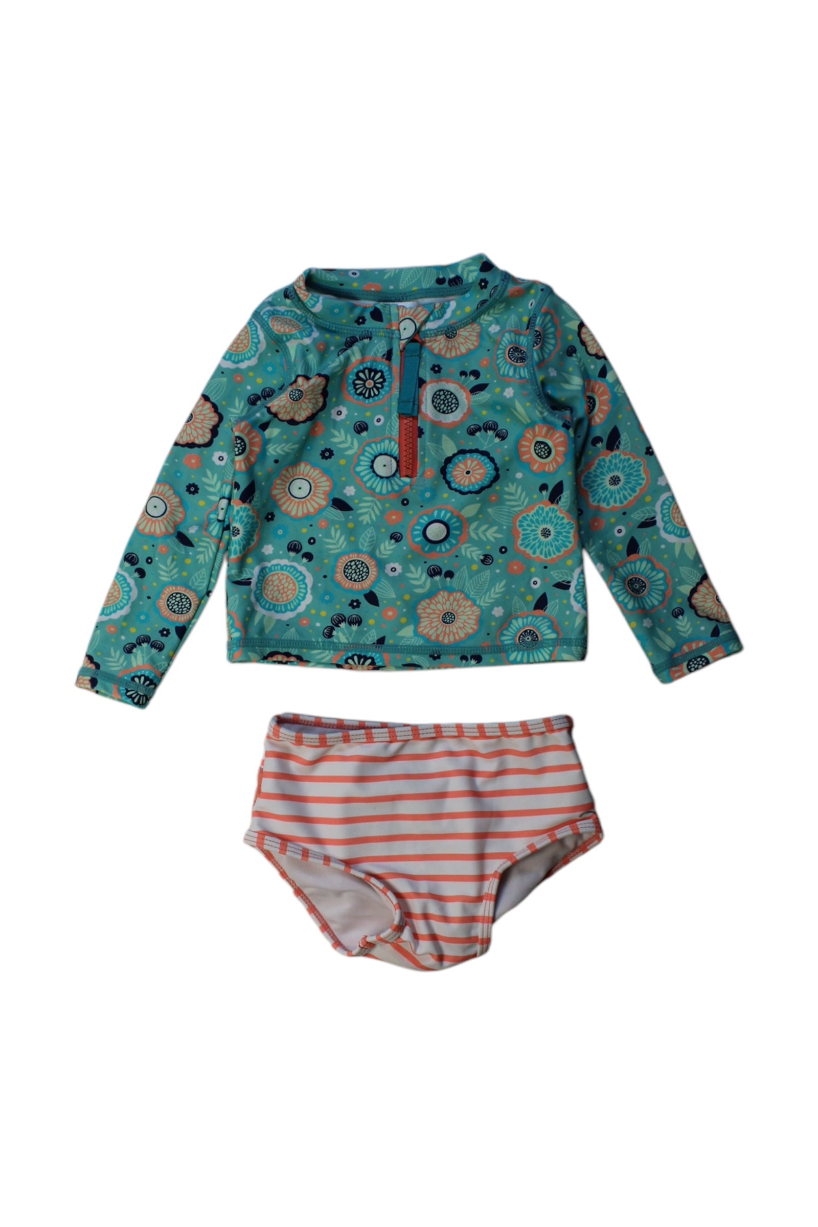RuffleButts Rash Guard Swim Set 18-24M、mySite、g9winljtr