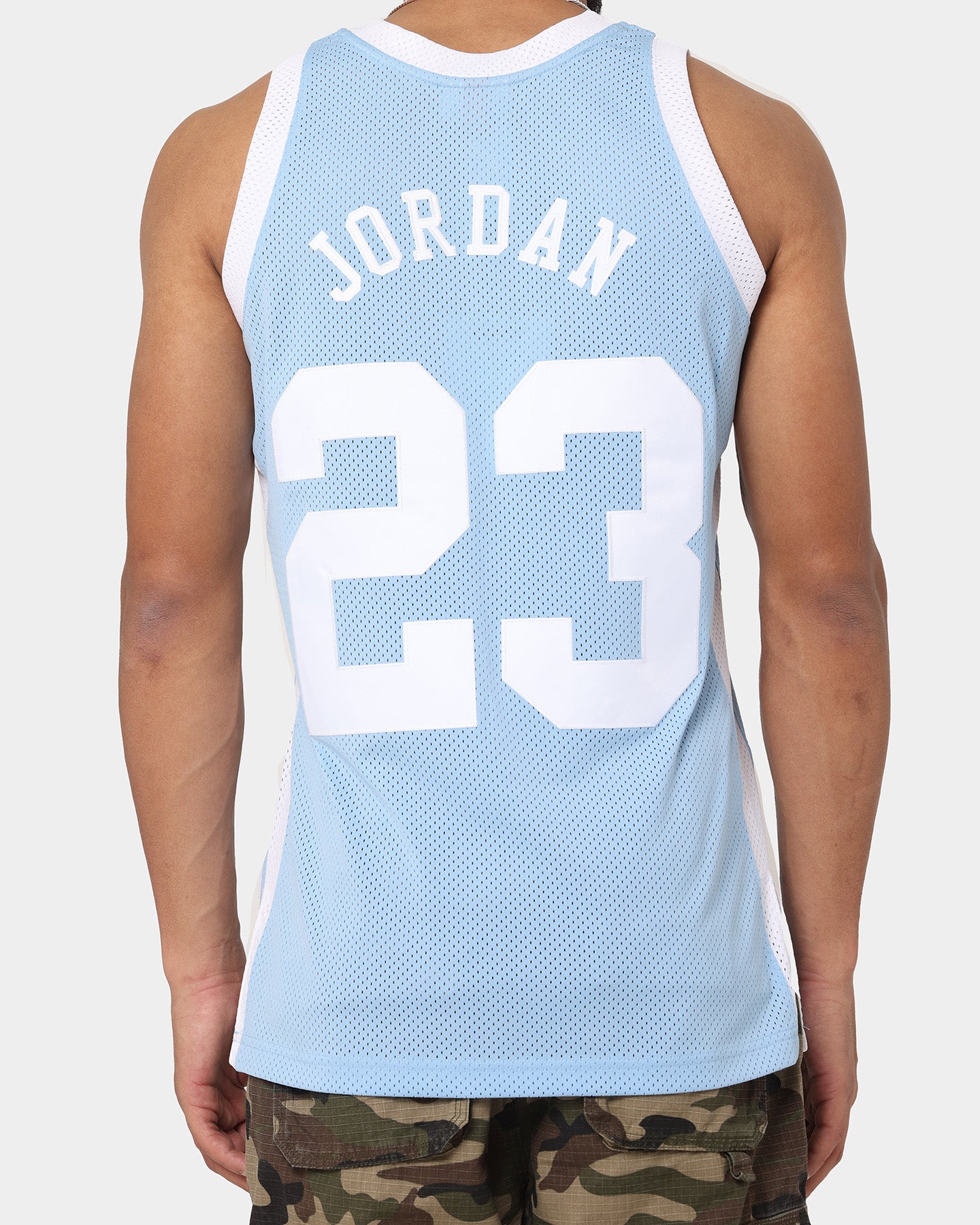 Mitchell & Ness Michael Jordan University of North Carolina Tar Heels '83-'84 Authentic Jersey Light Blue、mySite、zt4zffjzw
