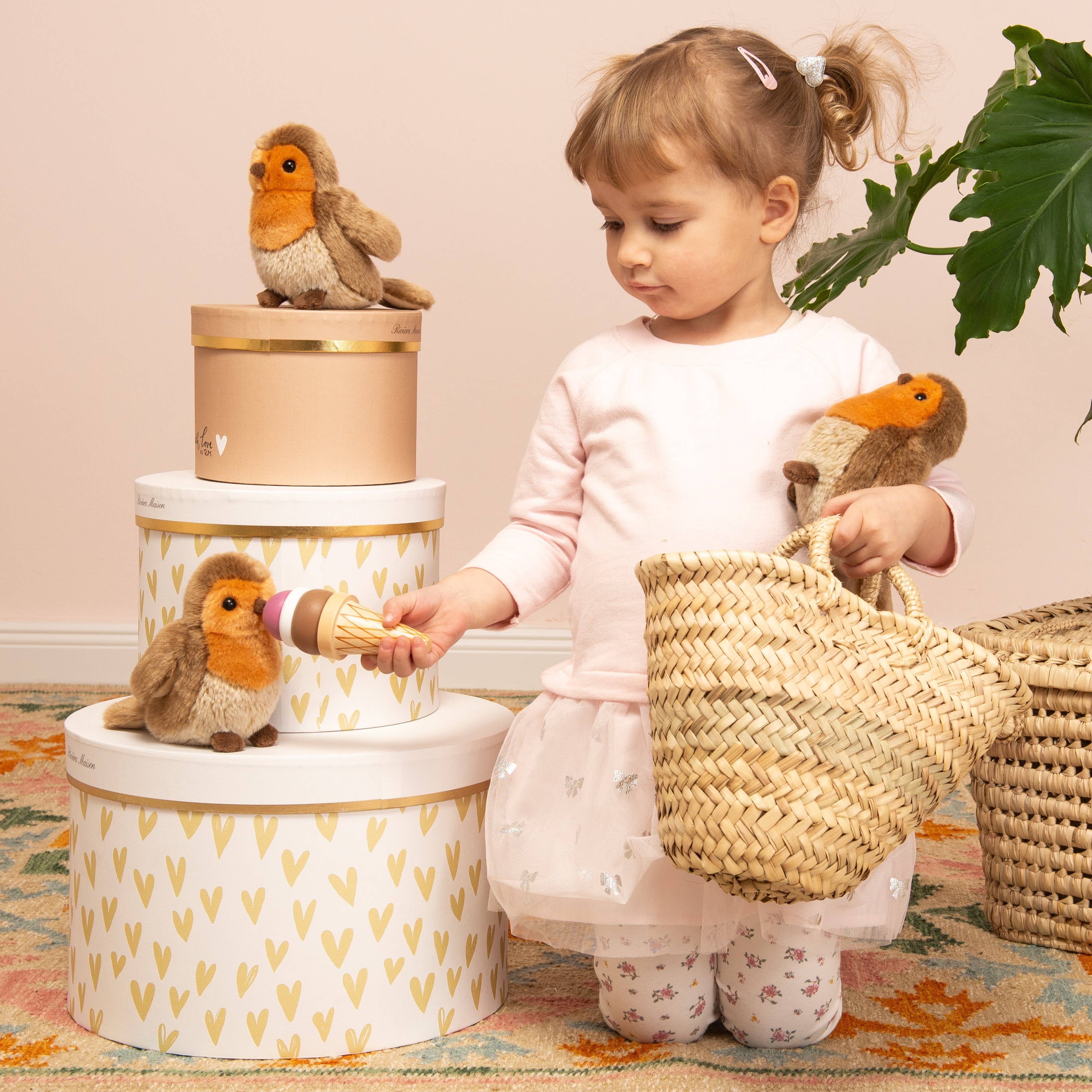 Darling Plush Robin by Teddy Hermann、mySite、g9winljtr