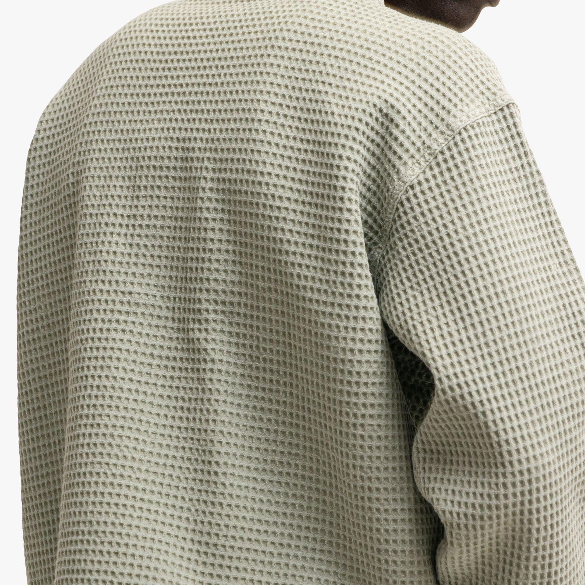  Brain Dead Waffle Button Shirt Stone、mySite、merchandisen