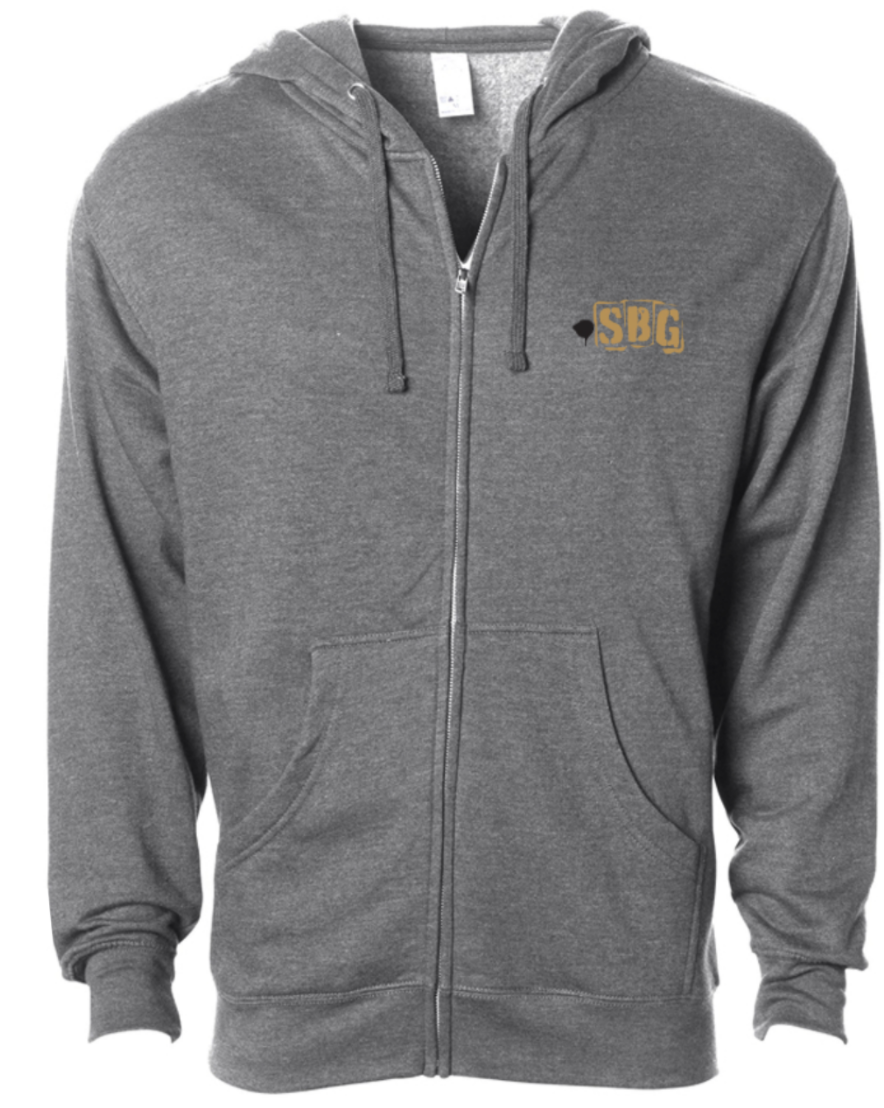 SBG Stencil Gorilla Zip Up Hoodie Grey、mySite、gigharbornorthrealestate
