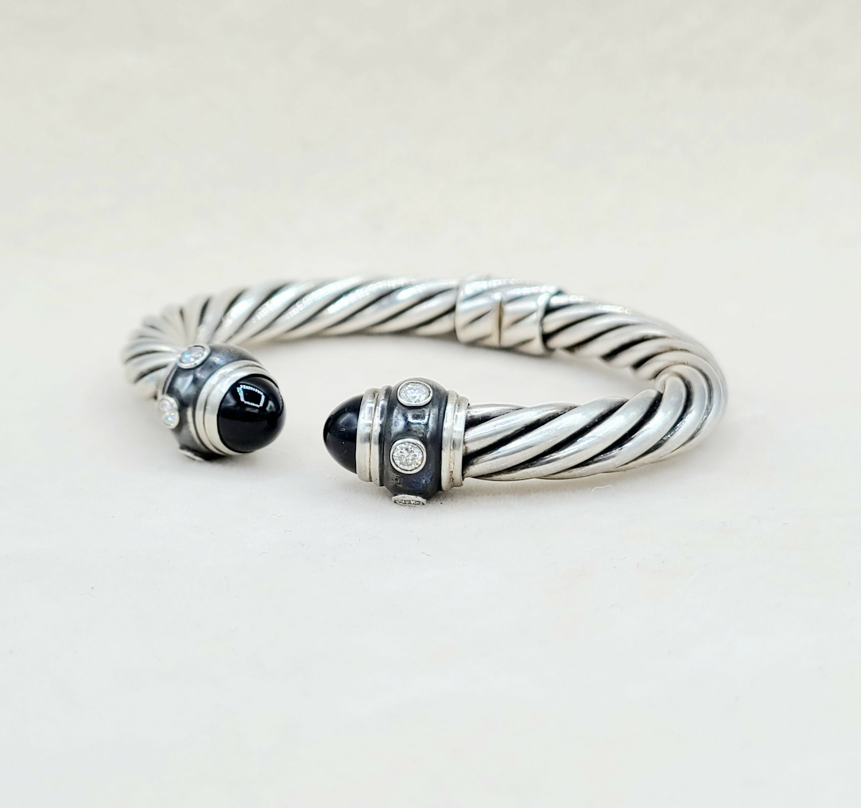 David Yurman Renaissance Bracelet Black Onyx & Diamonds、mySite、hinf8tx79