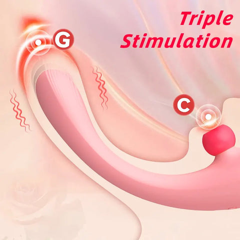 Thrusting Suction Vibrator Wand