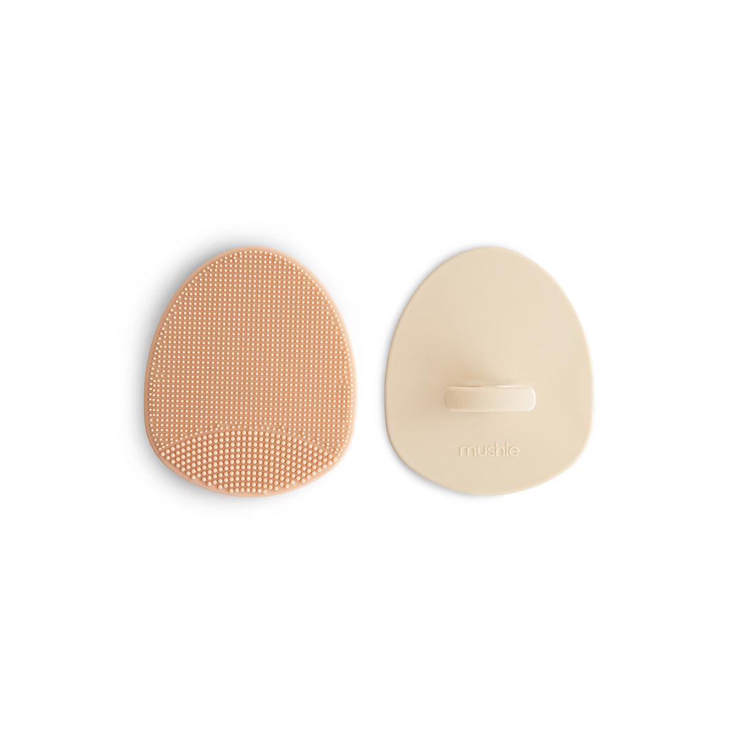  Mushie Cradle Cap Brush | 2-Pack - Blush/Shifting Sand、mySite、merchandisen