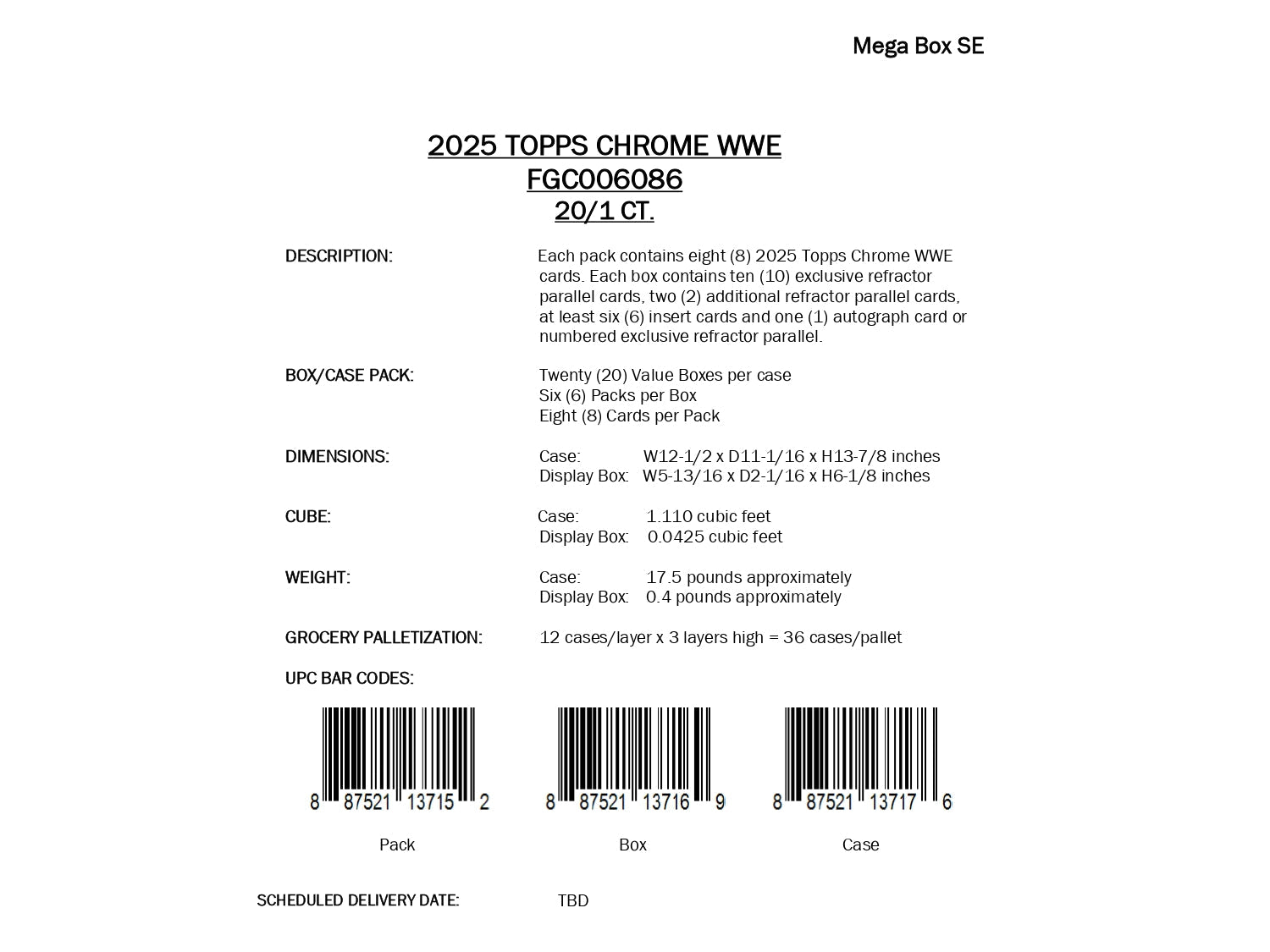 Topps Chrome WWE 2025 - Mega Box、mySite、waistdrama