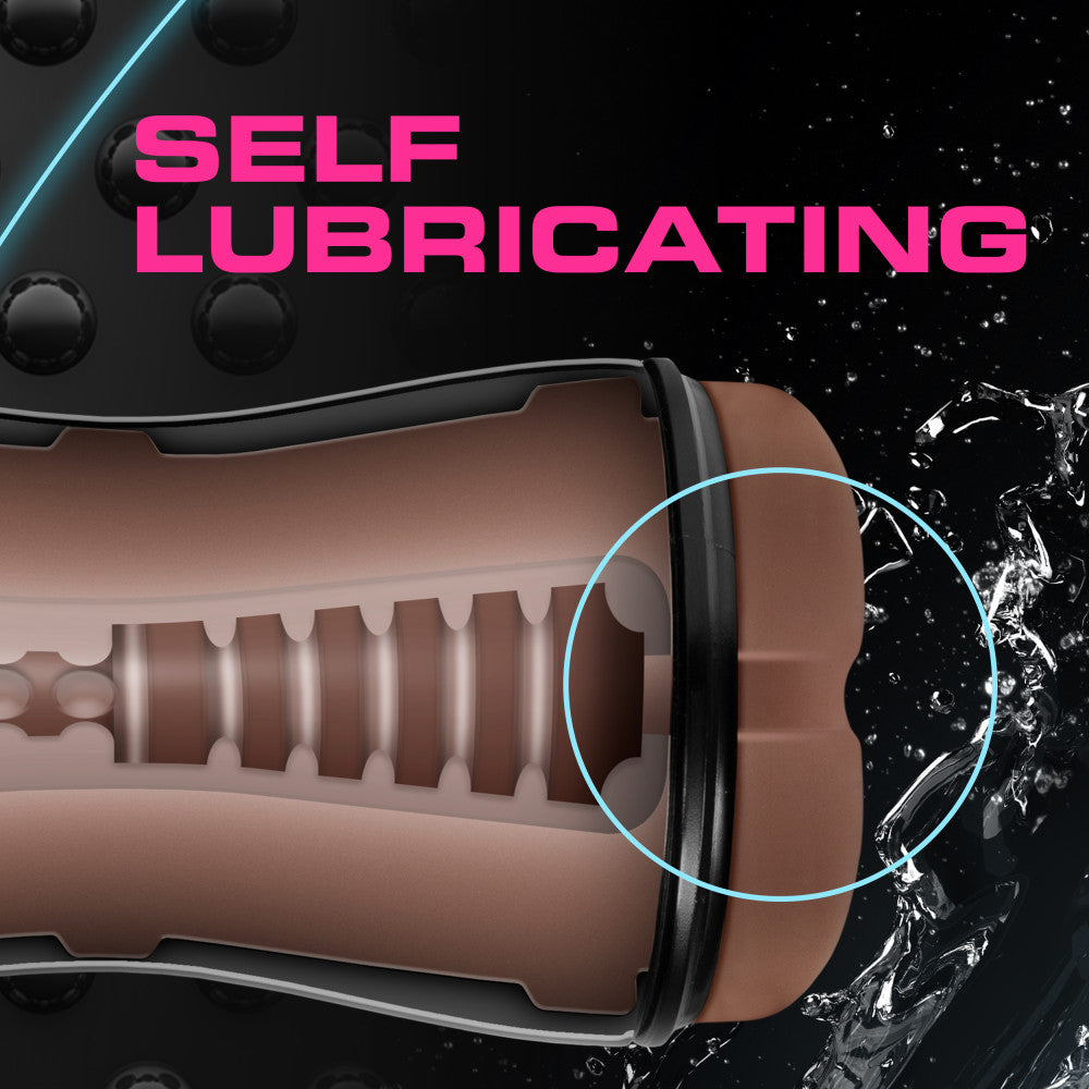 Coverboy™ By Blush® | The DJ Self Lubricating Realistic Brown Butt Stroker、mySite、bottomscart
