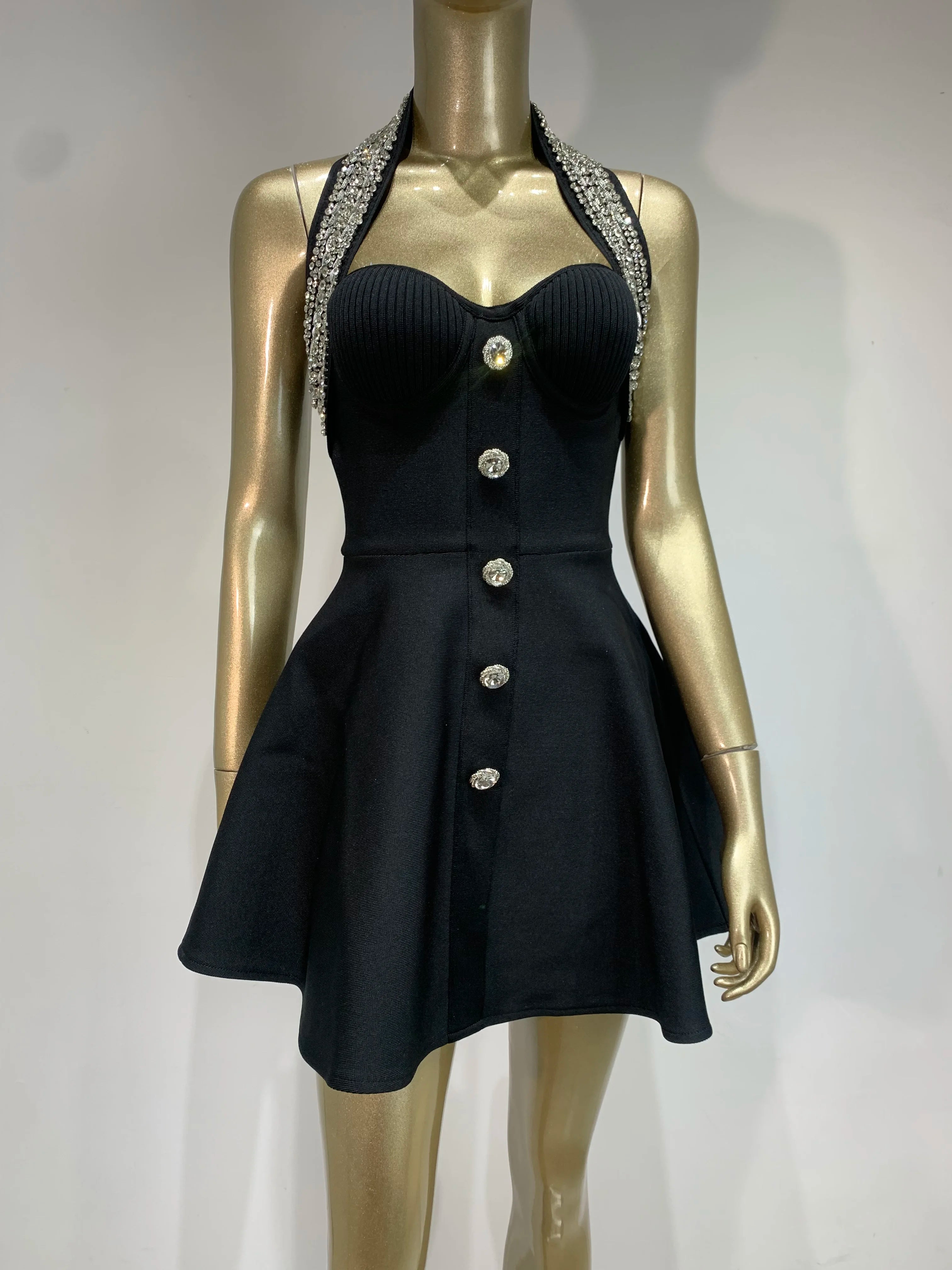  Twinkle Noir Halter Dress、mySite、merchandisen