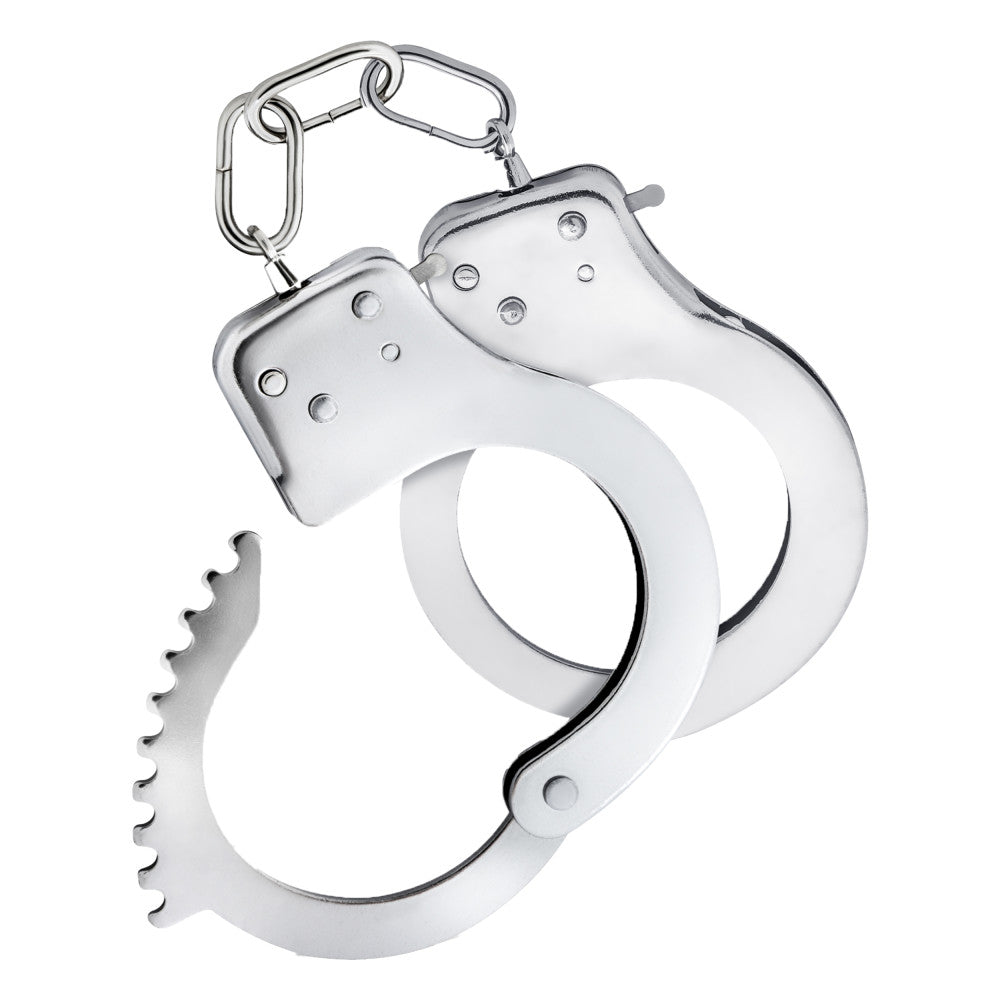 Temptasia By Blush® | Beginner Cuffs – Lightweight Bondage Handcuffs With Safety Release – Fully Adjustable With 2 Keys - Silver、mySite、bottomscart