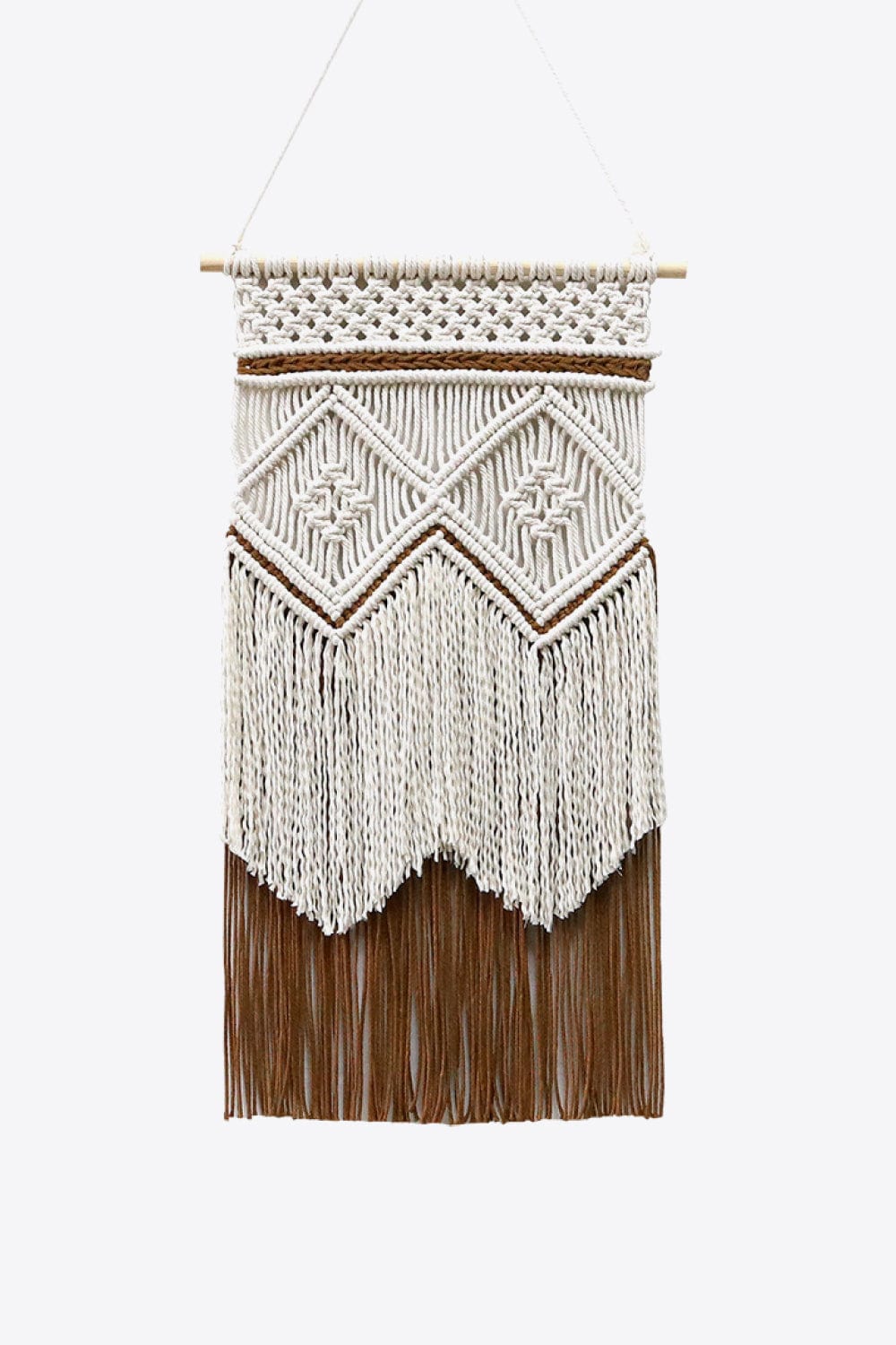 Two-Tone Handmade Macrame Wall Hanging、mySite、g9winljtr