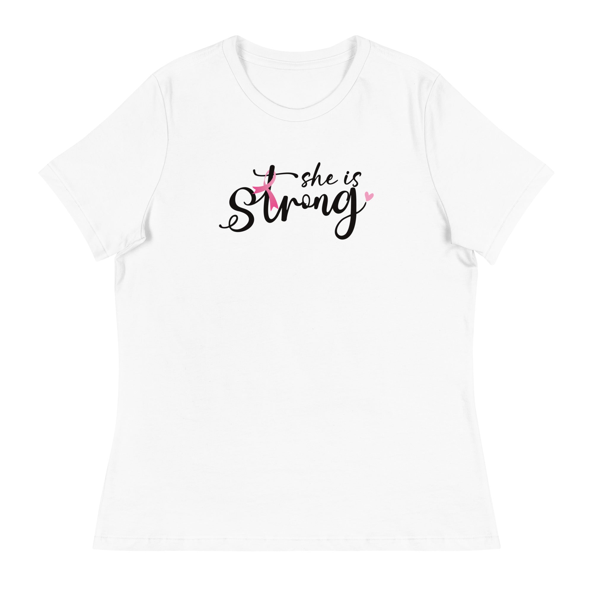 She Is Strong Women's Relaxed T-Shirt、mySite、camillekostekn