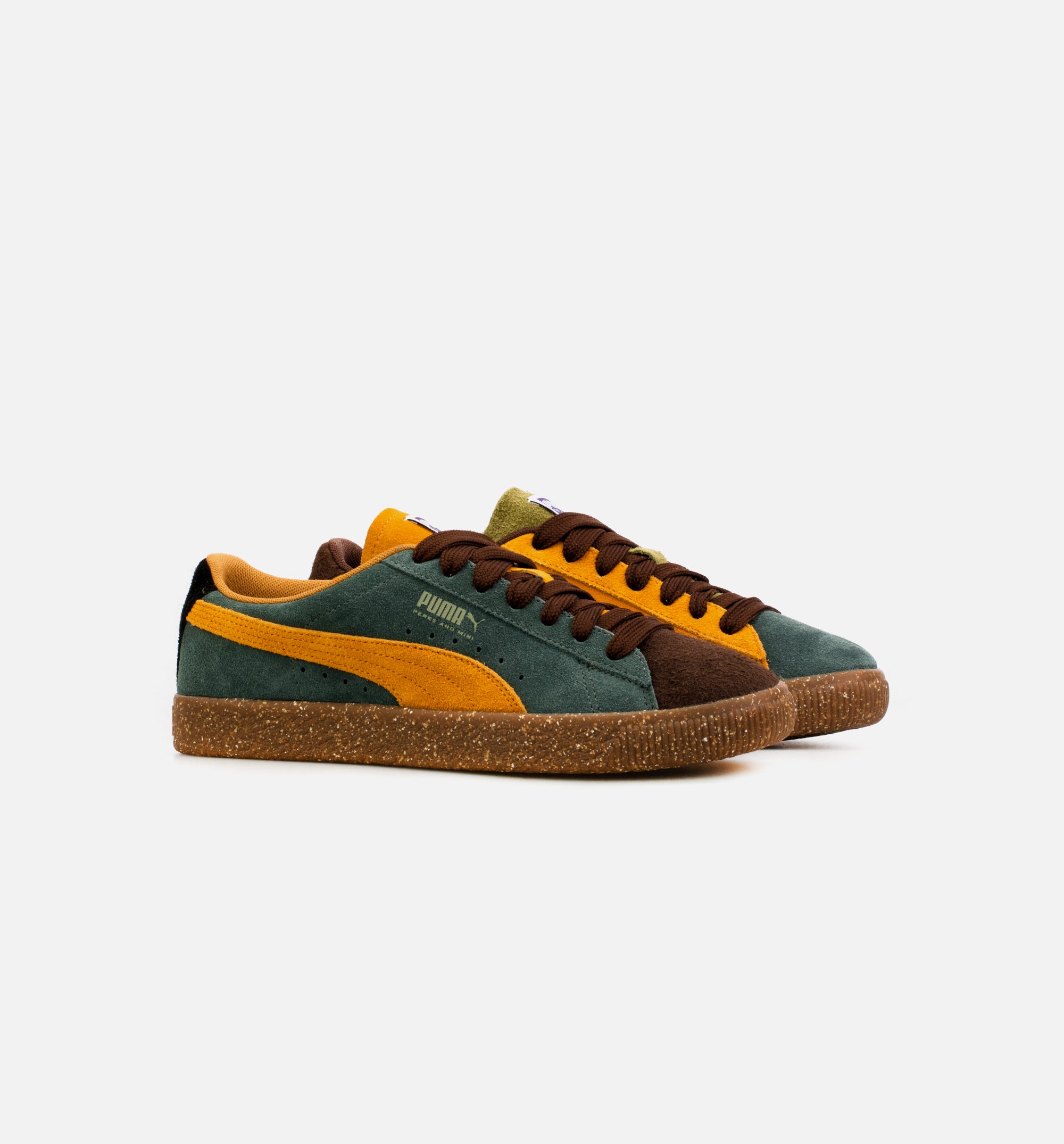 Suede VTG x PAM Mens Lifestyle Shoe - Brown/Green、mySite、dreamappss