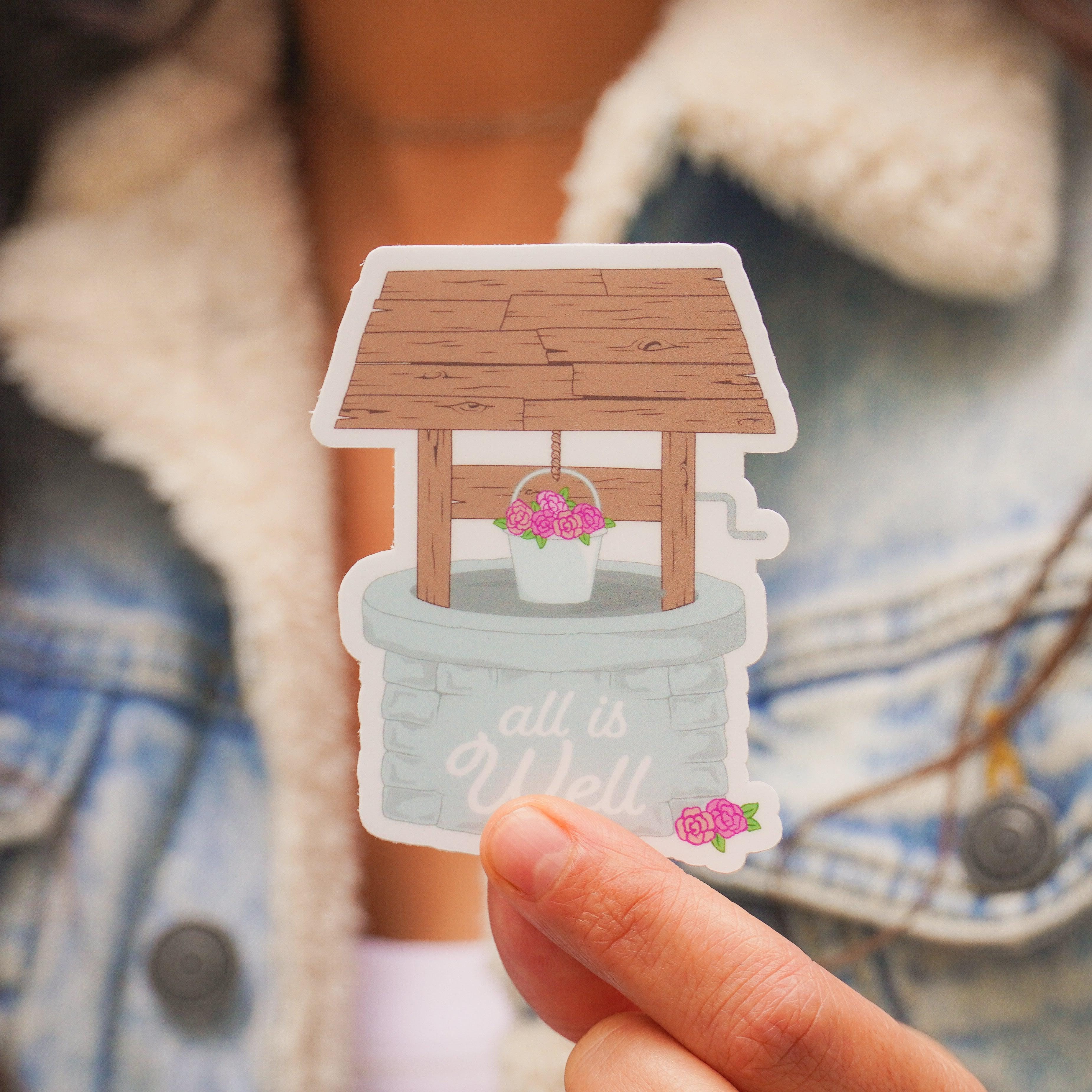  All Is Well Positivity Sticker、mySite、ghnorth
