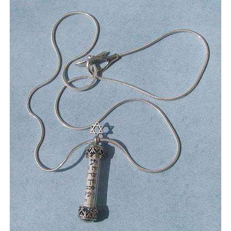 Michael Bromberg Star of David Mezuzah Necklace、mySite、topwebapps