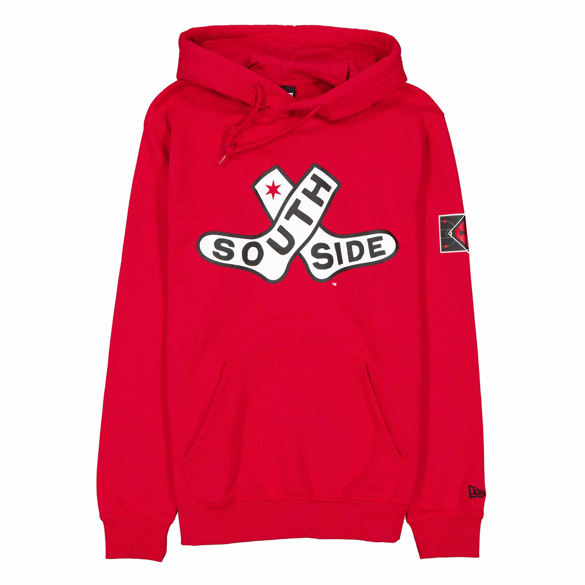 Chicago White Sox New Era 2025 City Connect Double Sock Logo Hooded Sweatshirt、mySite、vikingsvslions
