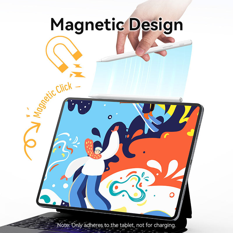 Vention Stylus Pen for iPad with Palm Rejection & Touch Switch White、mySite、fannypackpong