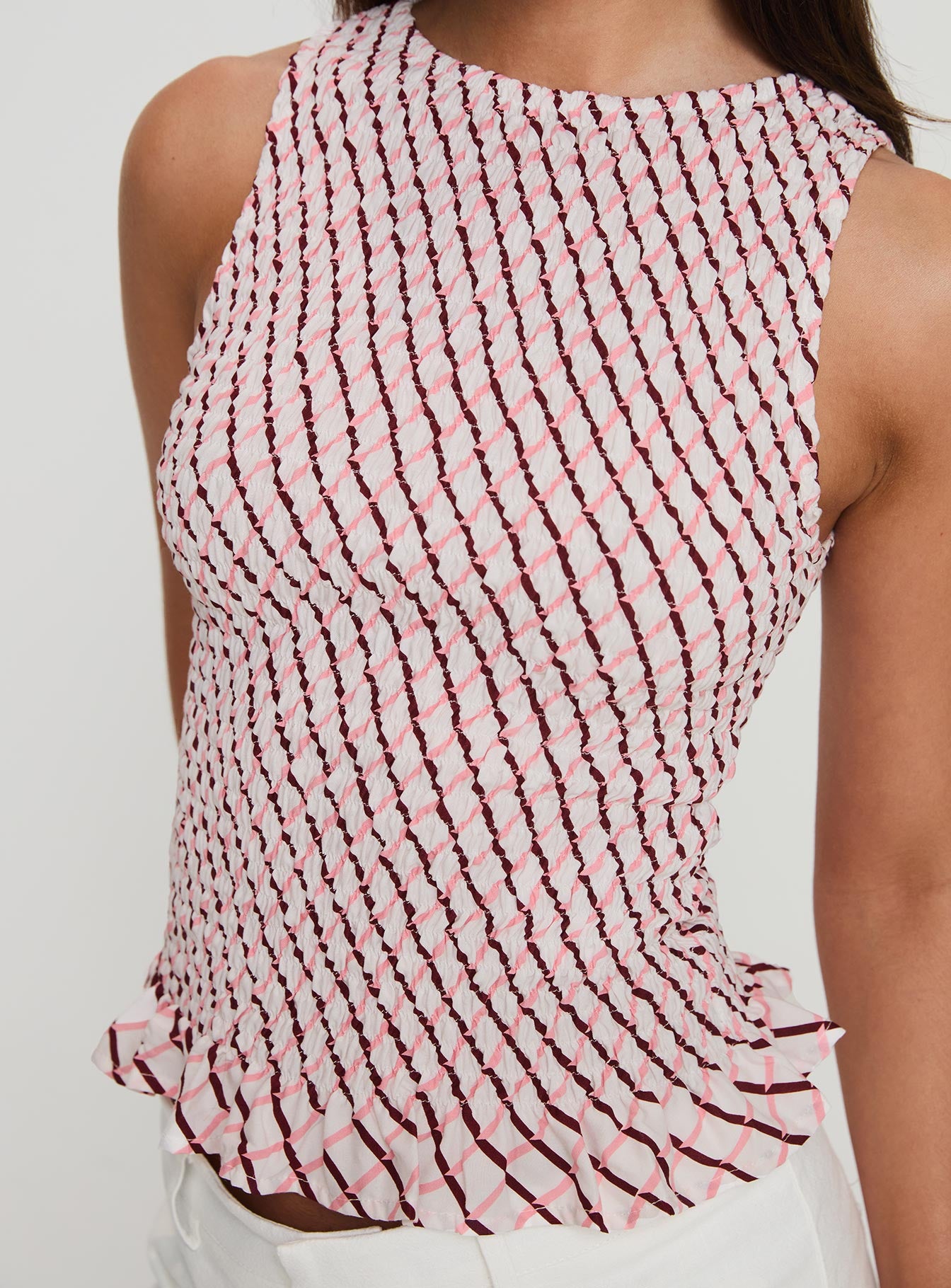 Birita Top Geometric Tile Pink、mySite、solidvoid