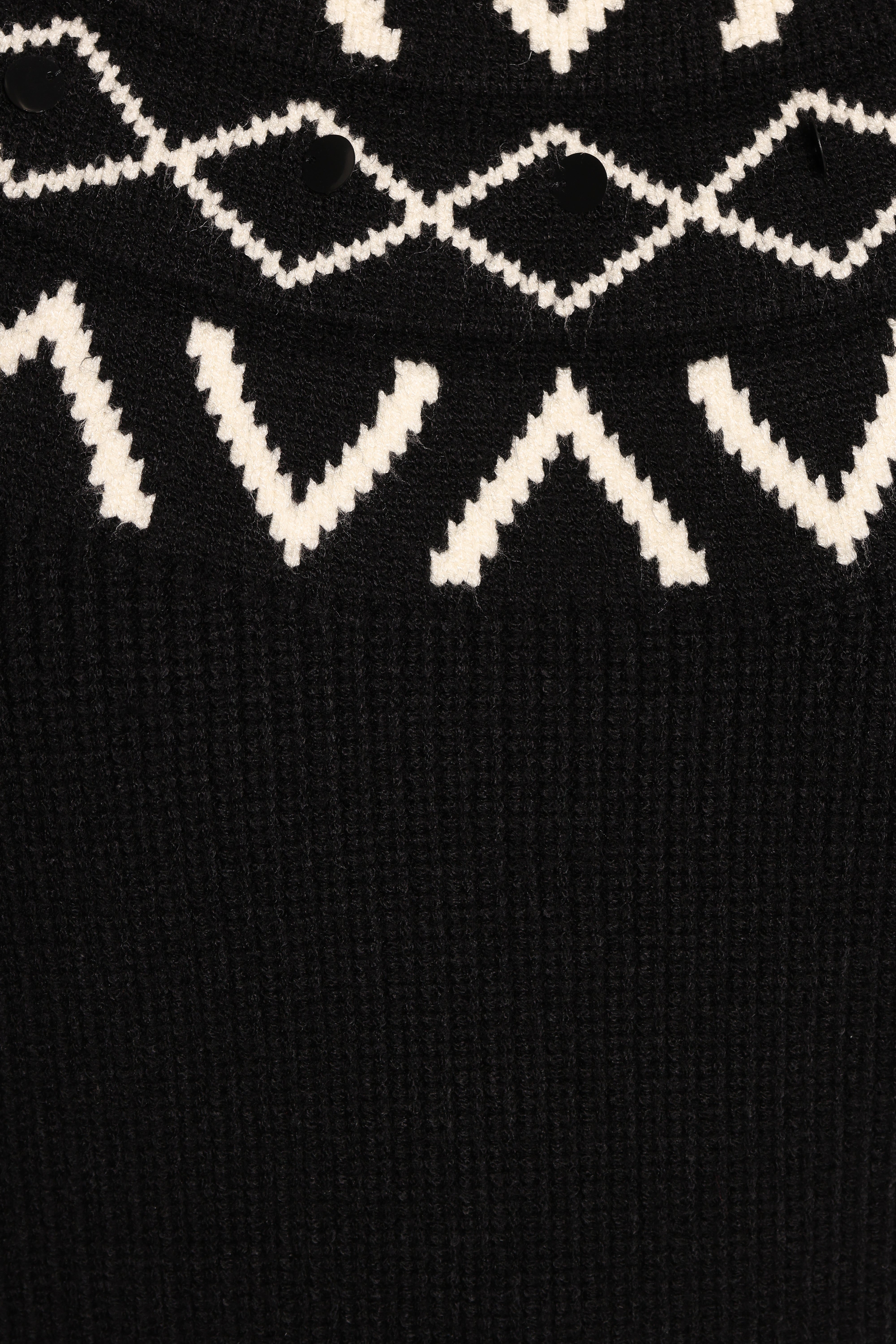  Lee Fairisle Knit Sweater - Black/Cream、mySite、sugarbowlscore