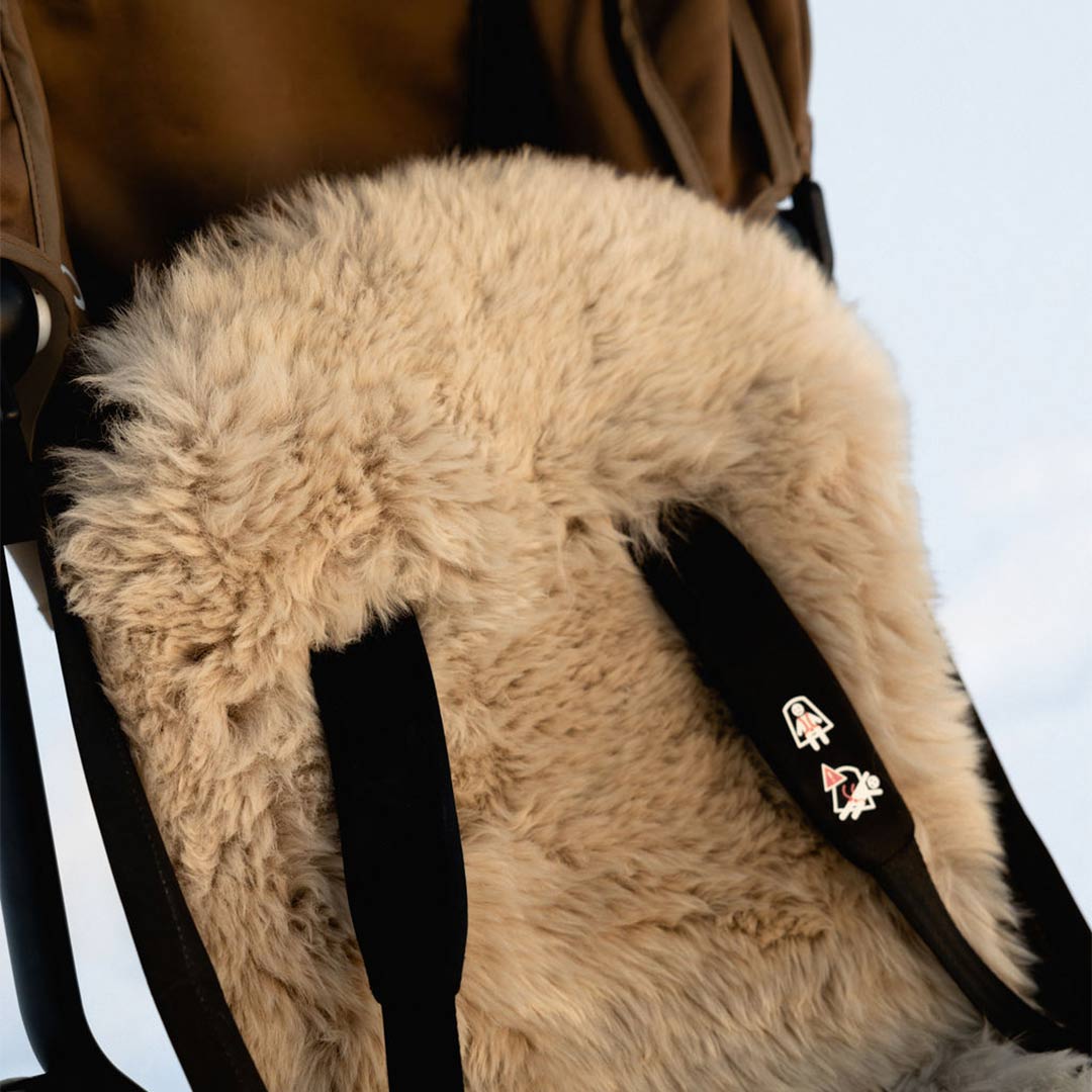  Naturally Sheepskins Deluxe Sheepskin Pram Liner - Taupe、mySite、merchandisen