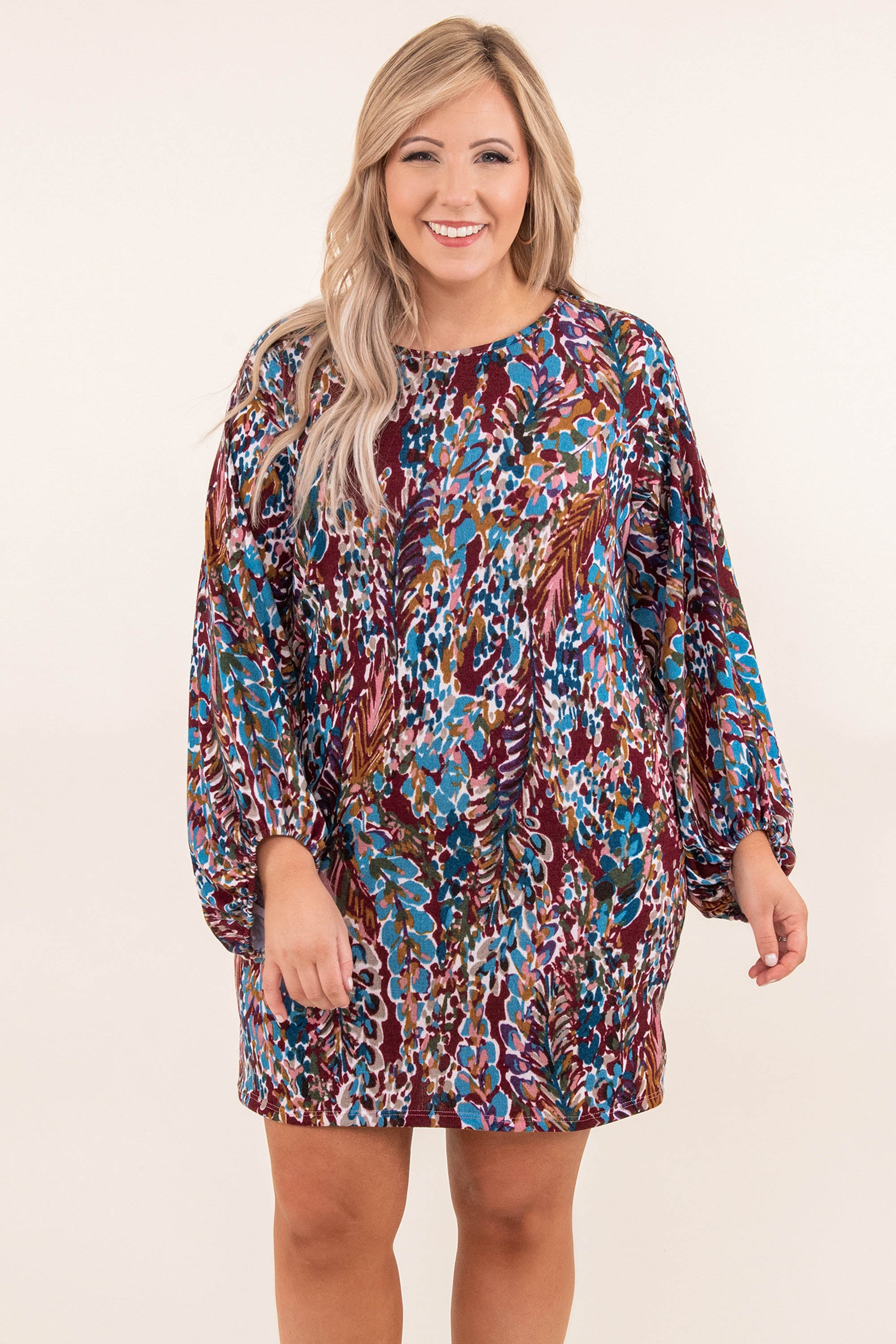  When You See It Dress, Burgundy、mySite、justintrudeaud