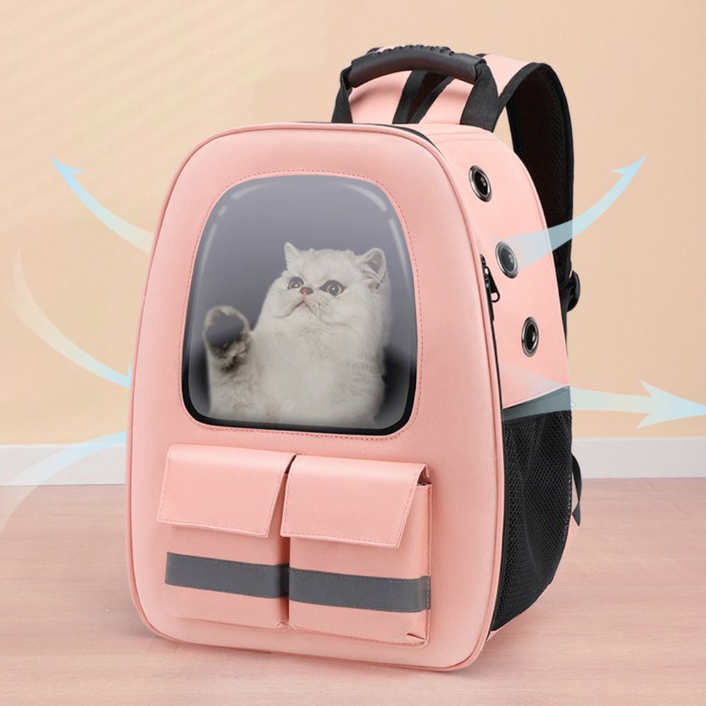 Breathable Pet Traveling Backpack、mySite、camillekostekn