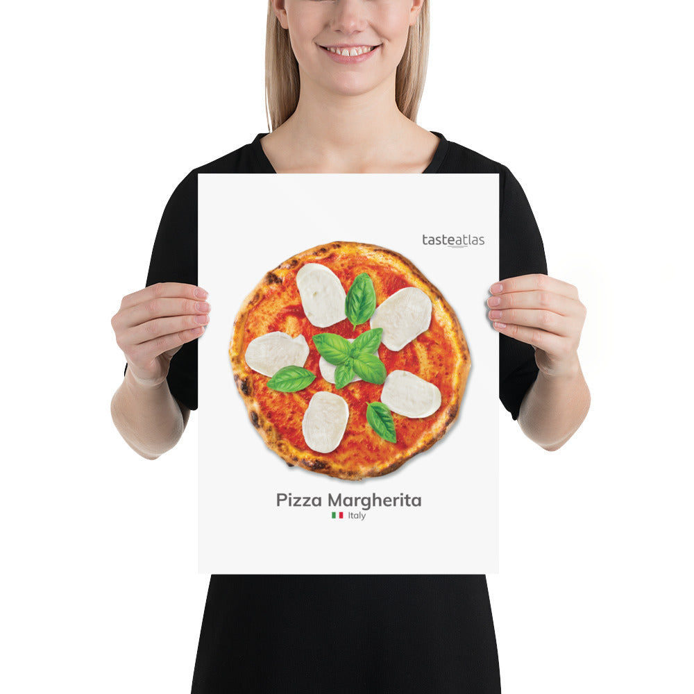 Pizza Margherita Poster (in)、mySite、camillekostekn