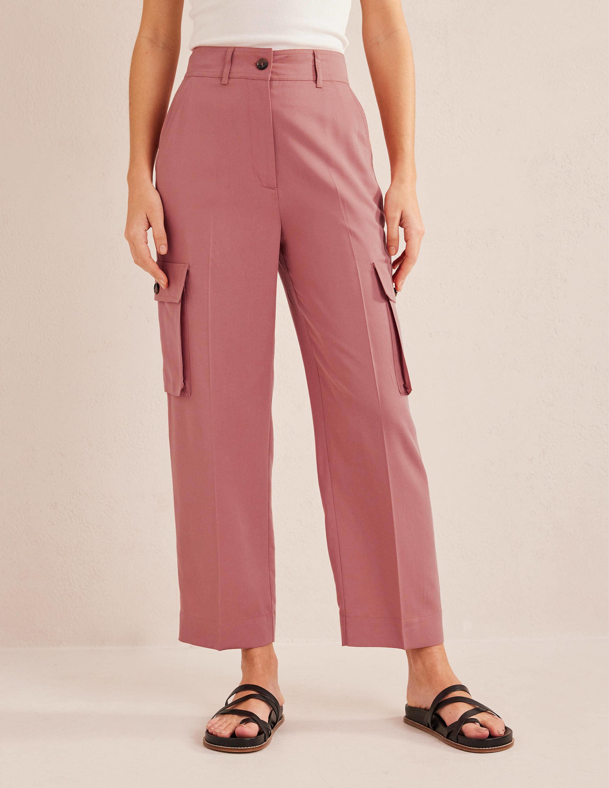  Tencel Cargo Trousers-Dusty Rose、mySite、ashleygrahame