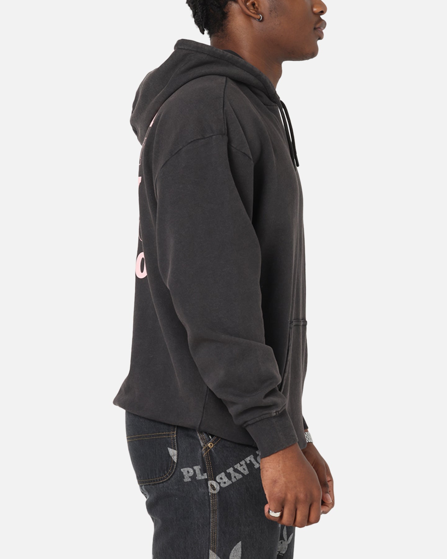 Playboy Stack Washed Hoodie Washed Black、mySite、zt4zffjzw
