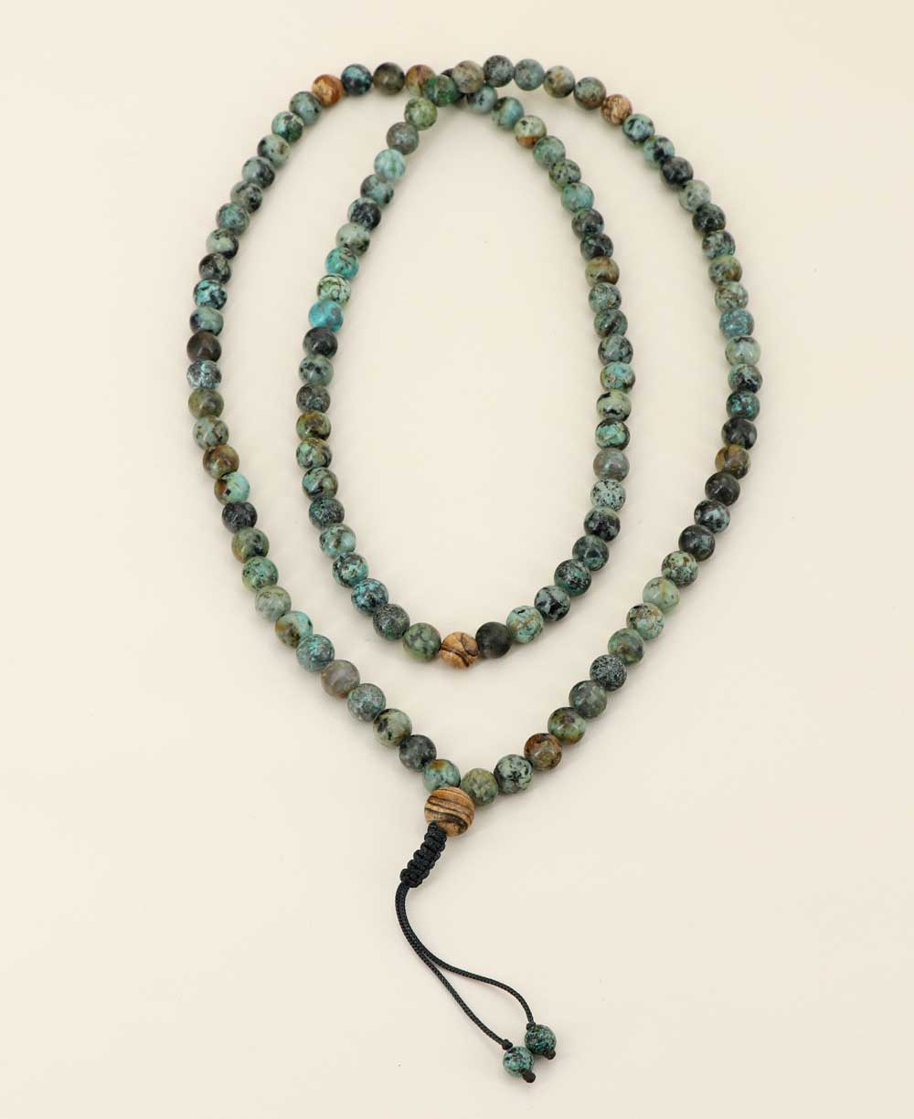 African Turquoise Beads With Picture Jasper Beads Counters Meditation Mala、mySite、topwebapps