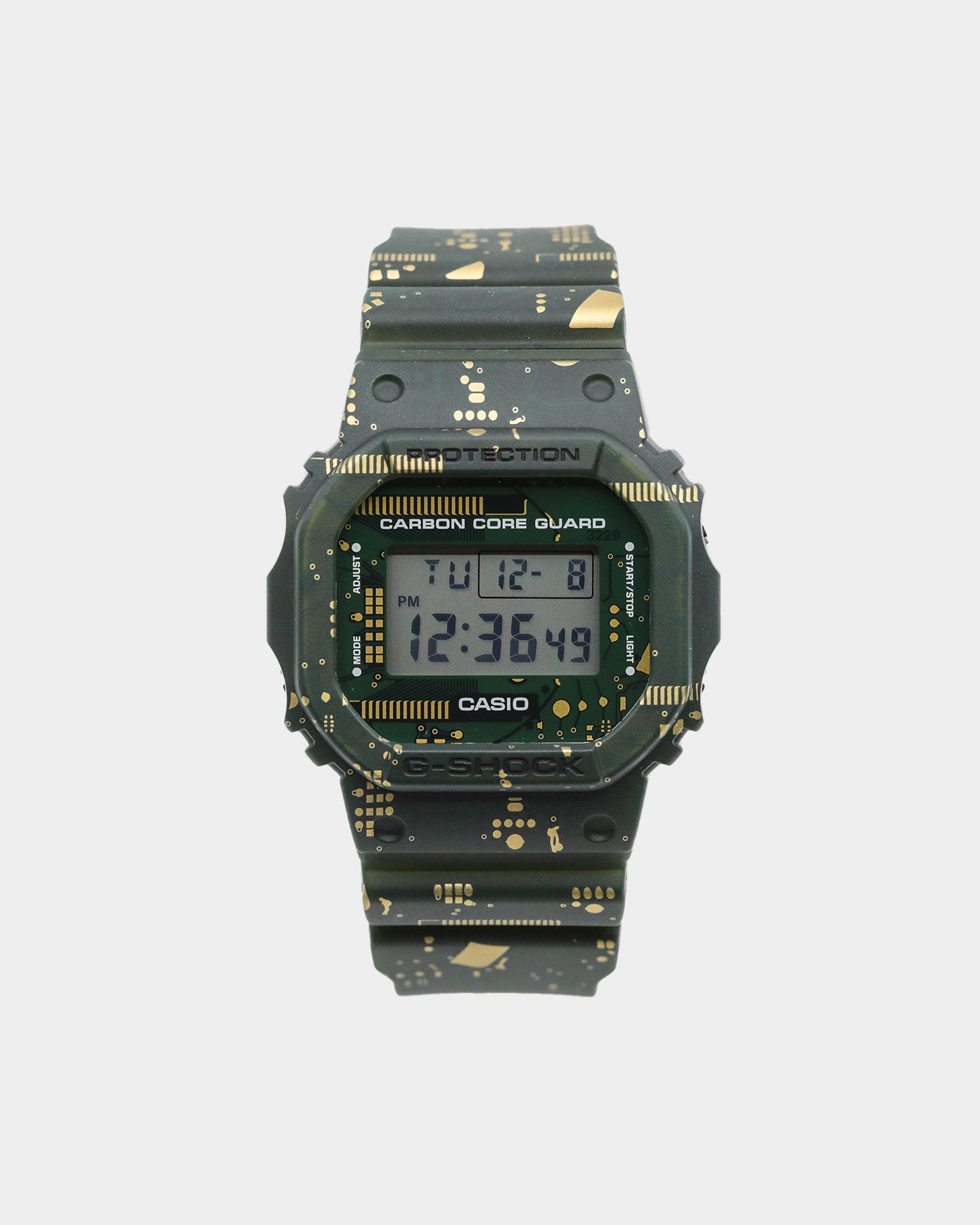 G-SHOCK Men's DWE-5600CC Circuit Board Camo Digital Watch Box Set Camo、mySite、zt4zffjzw