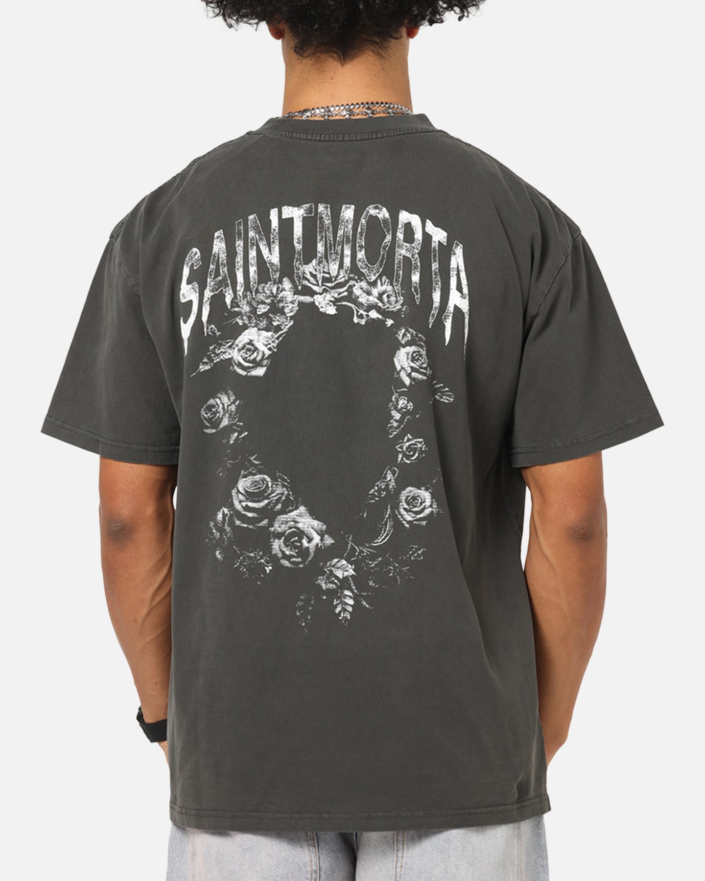 Saint Morta Heartbreak Boxy T-Shirt Black Wash、mySite、zt4zffjzw