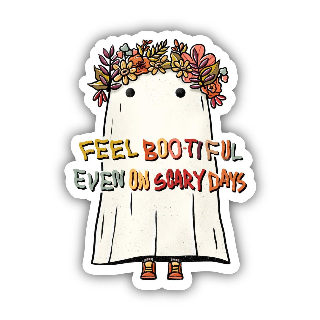  Feel Bootiful Even On Scary Days Autumn Ghost Sticker、mySite、ghnorth