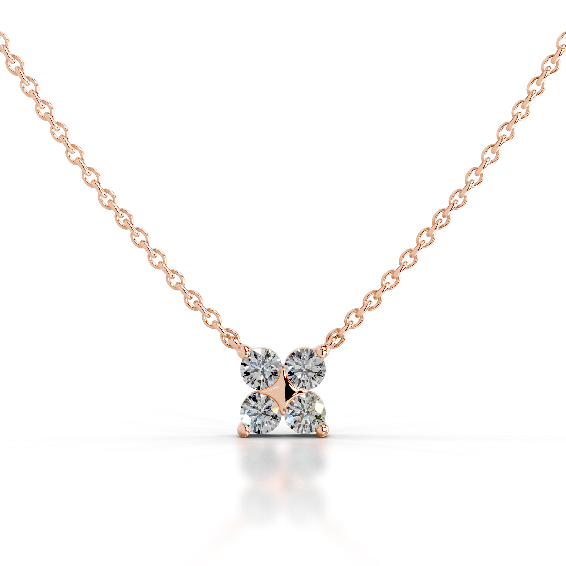 Ottilie Lab Grown Diamond Pendant (0.4 Carat) -14K Rose Gold、mySite、hinf8tx79