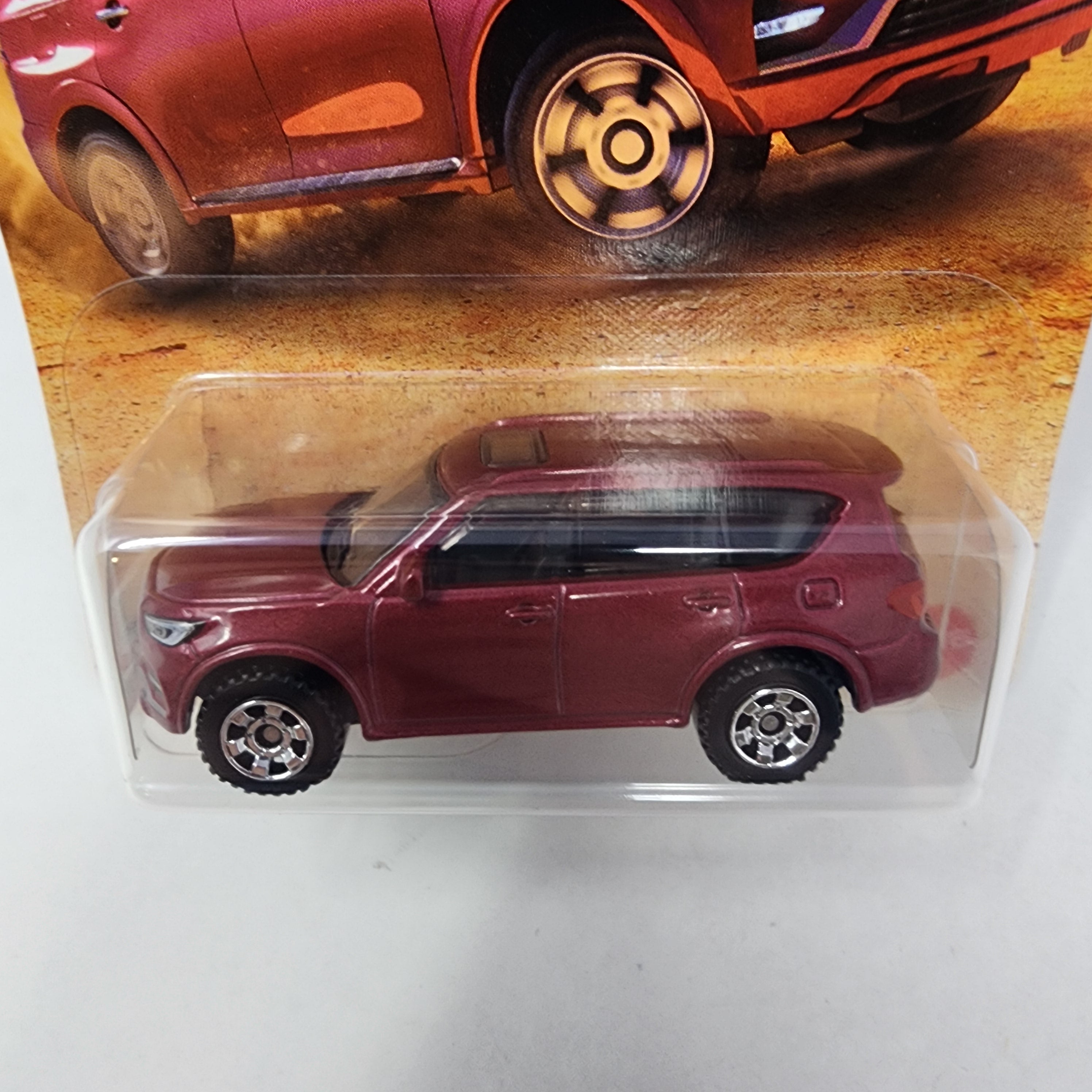 2022 Infiniti QX80 #54 * Burgundy * 2025 Matchbox Basic Case C、mySite、hgirdovlk