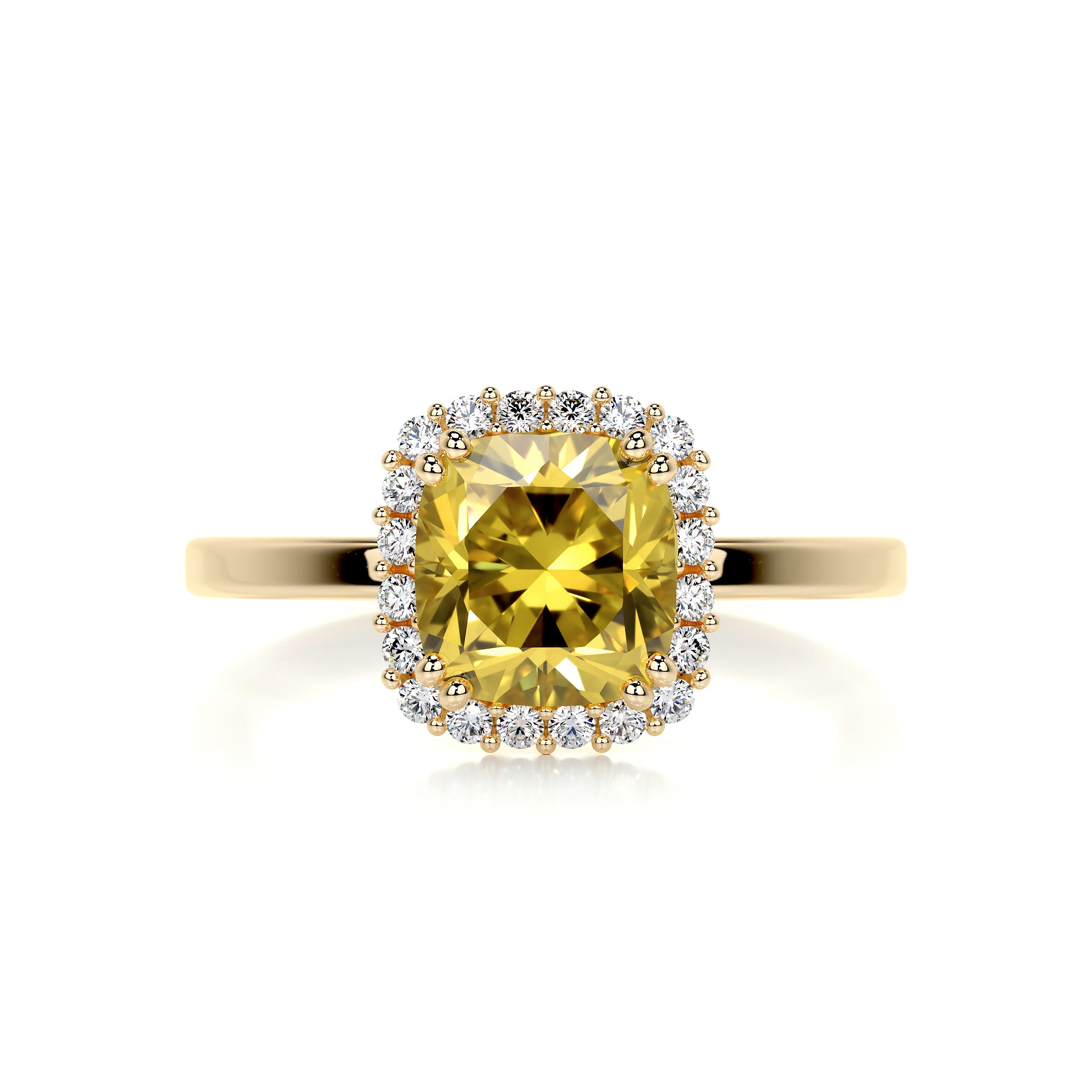 Emery Fantasy Diamond Engagement Ring - 18K Yellow Gold、mySite、hinf8tx79