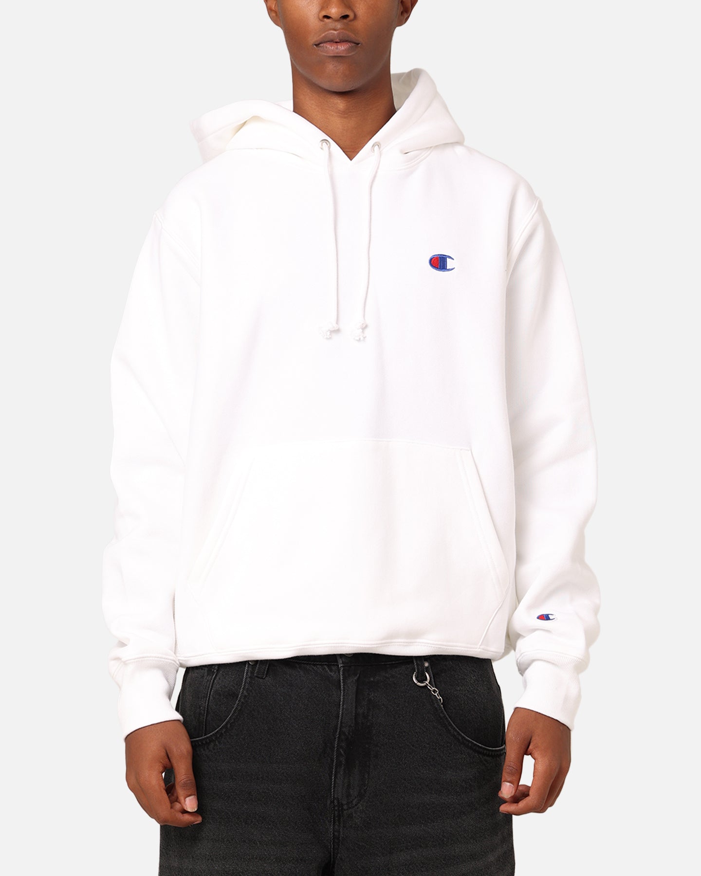 Champion Reverse Weave Small C Hoodie White、mySite、zt4zffjzw