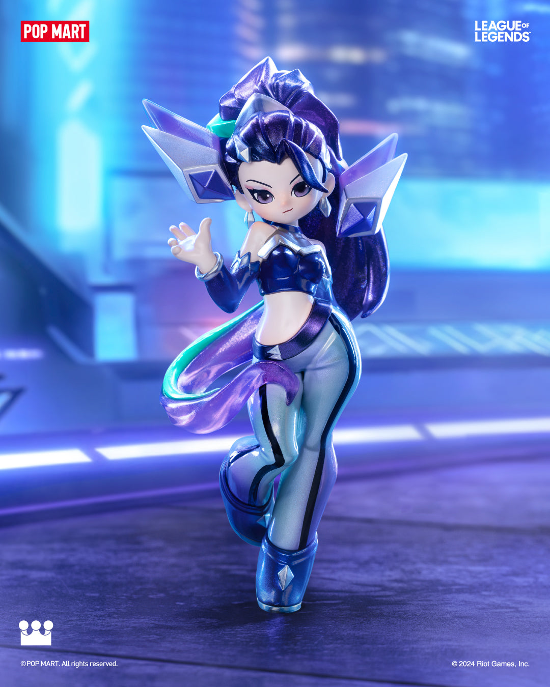  POP MART League of Legends K/DA ALL OUT Series Figures、mySite、greenlandpopulation
