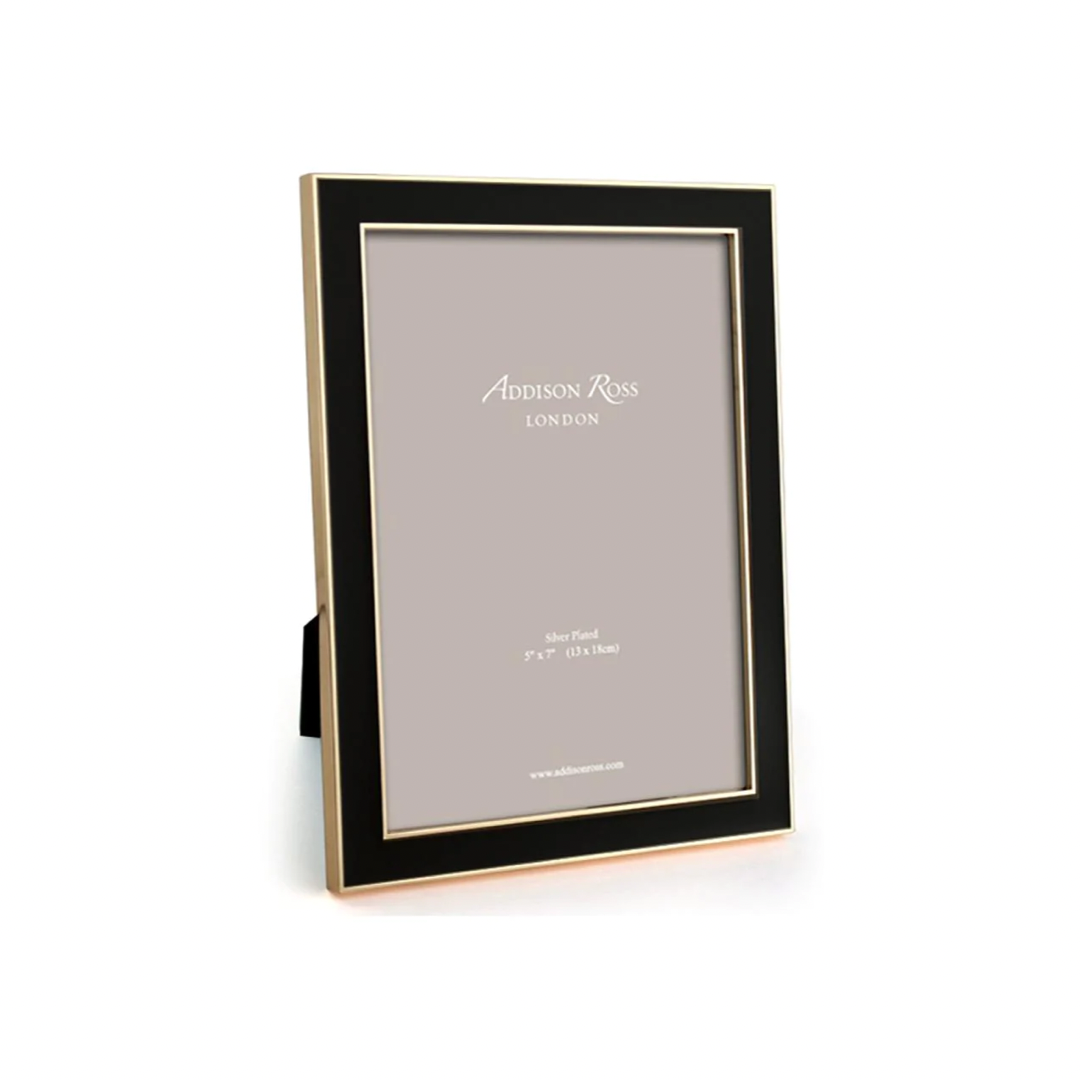  Black Enamel Gold Trim Photo Frame、mySite、elrpsem3k