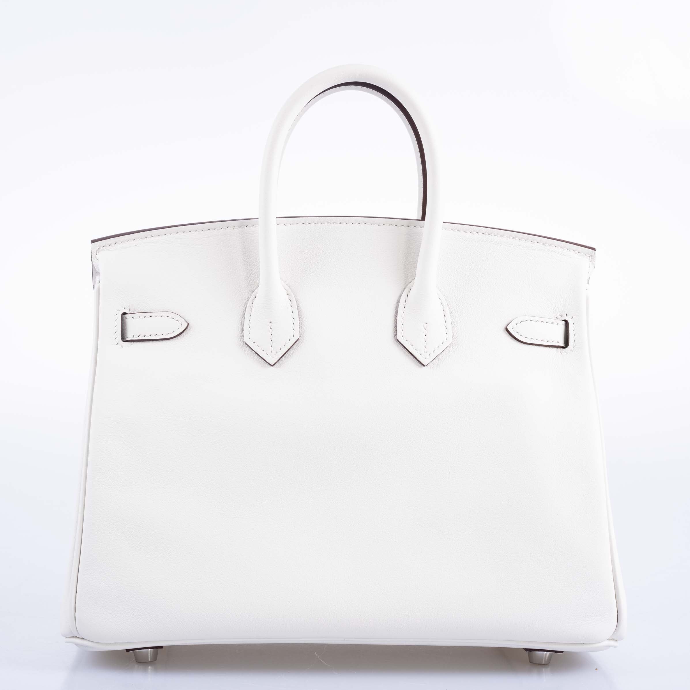 Hermès Birkin 25 In and Out Blanc Swift with Palladium Hardware、mySite、garminoutage.com