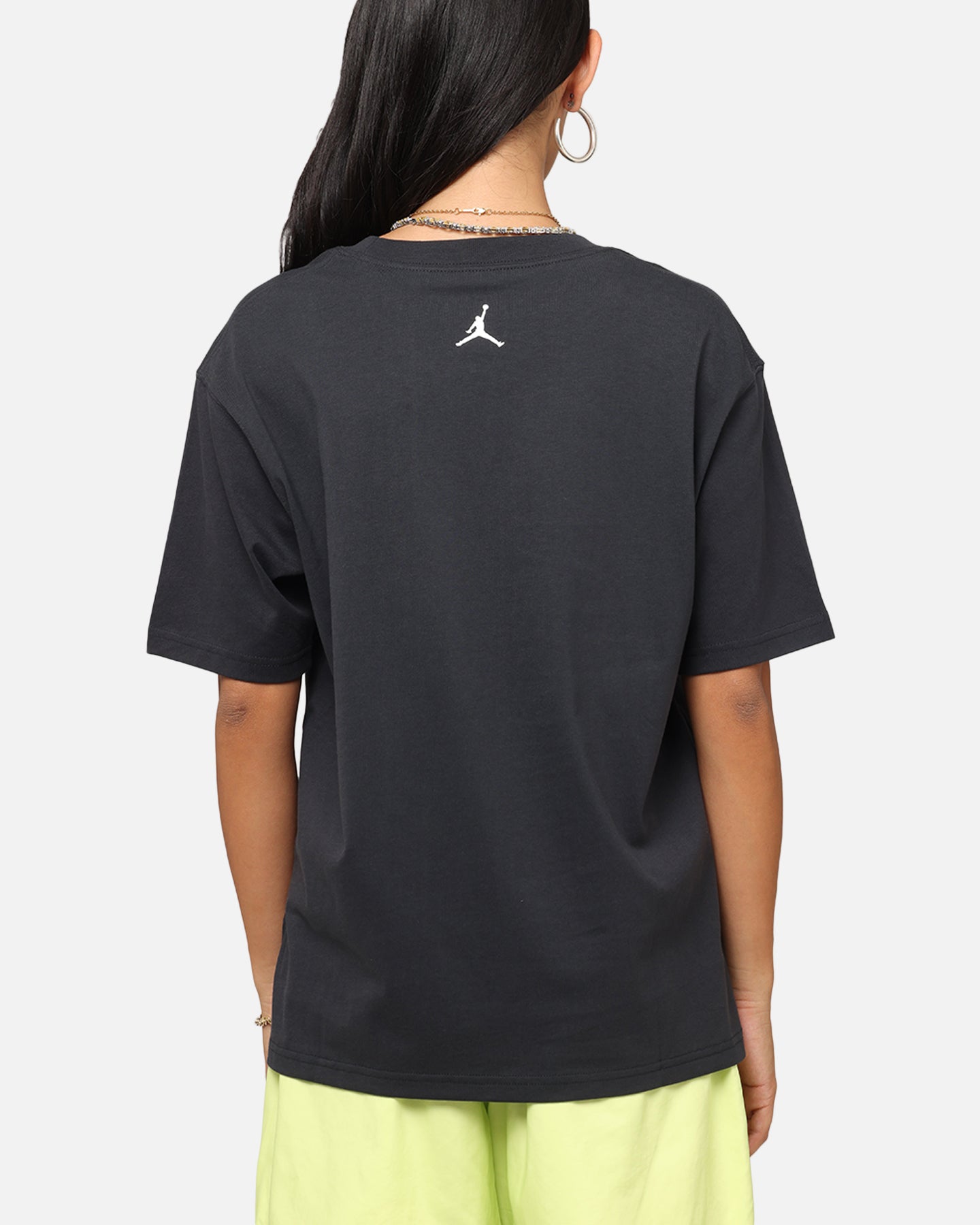 Jordan Women's Graphic Metallic T-Shirt Off Noir、mySite、zt4zffjzw