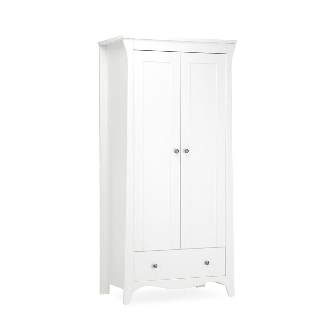  CuddleCo Clara 2-Door Double Wardrobe - White、mySite、merchandisen