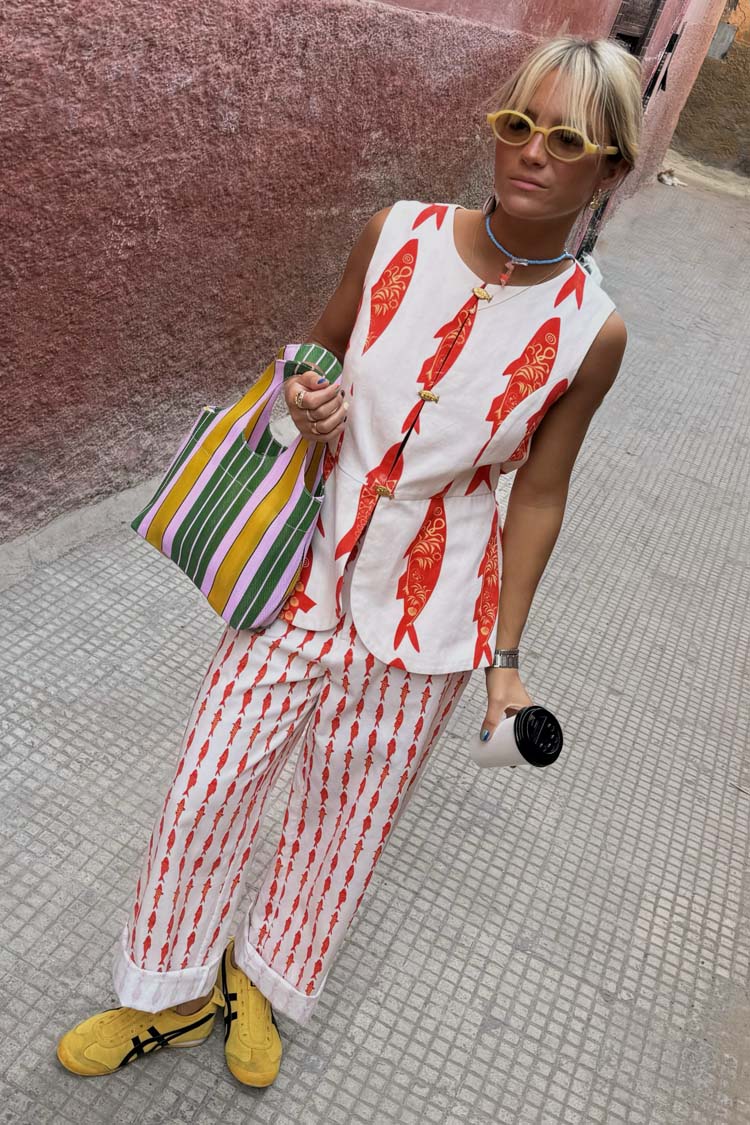 Cream Marina Sol Waistcoat、mySite、solidvoid