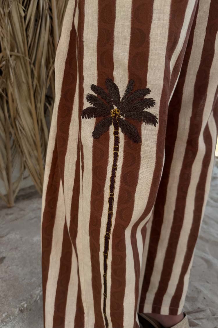 Chocolate Stripe Trousers、mySite、solidvoid