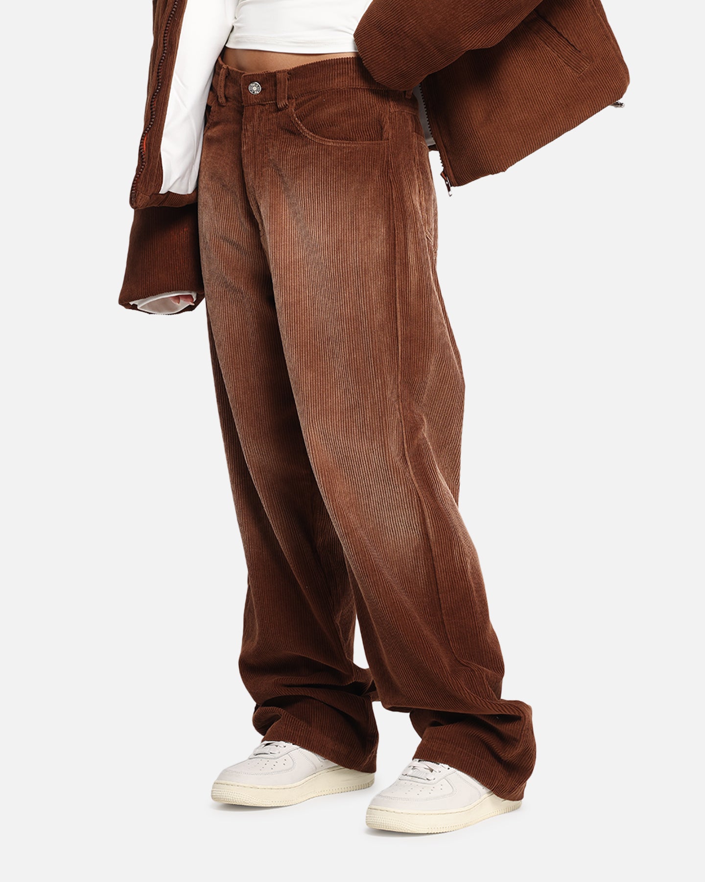 XXIII Corduroy Wash Pants Brown、mySite、zt4zffjzw