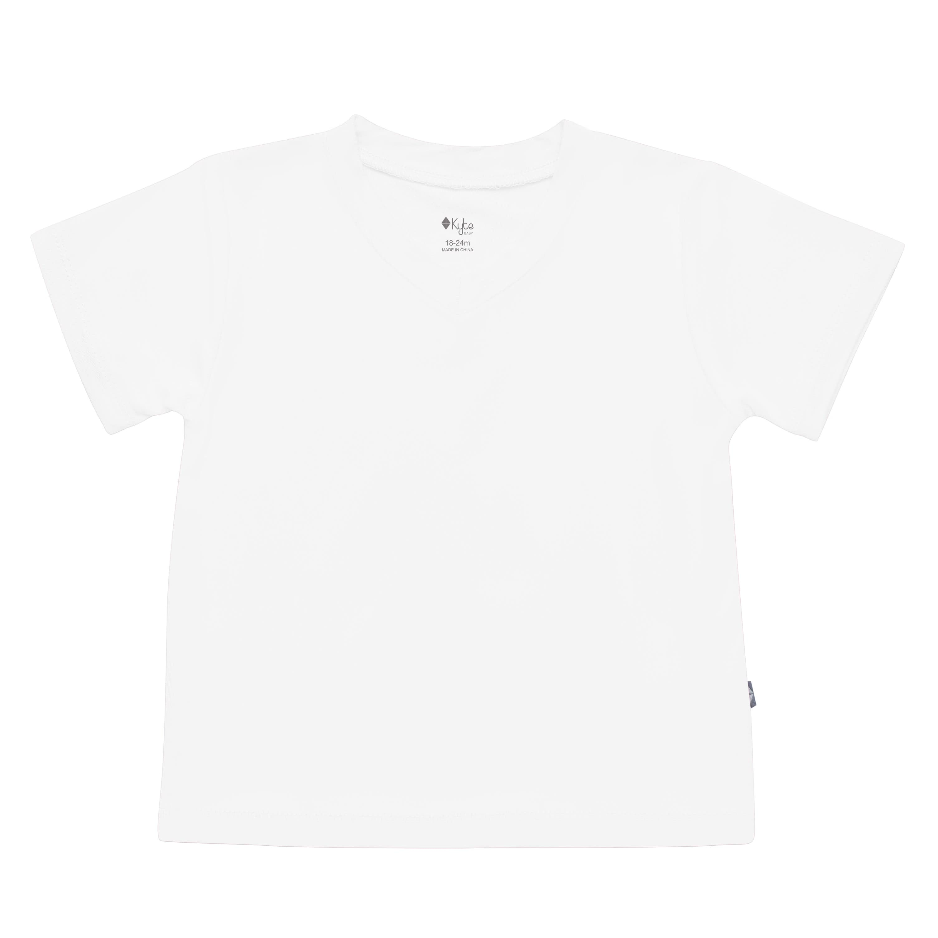  Toddler V-Neck Tee in Snow、mySite、layawaytickets