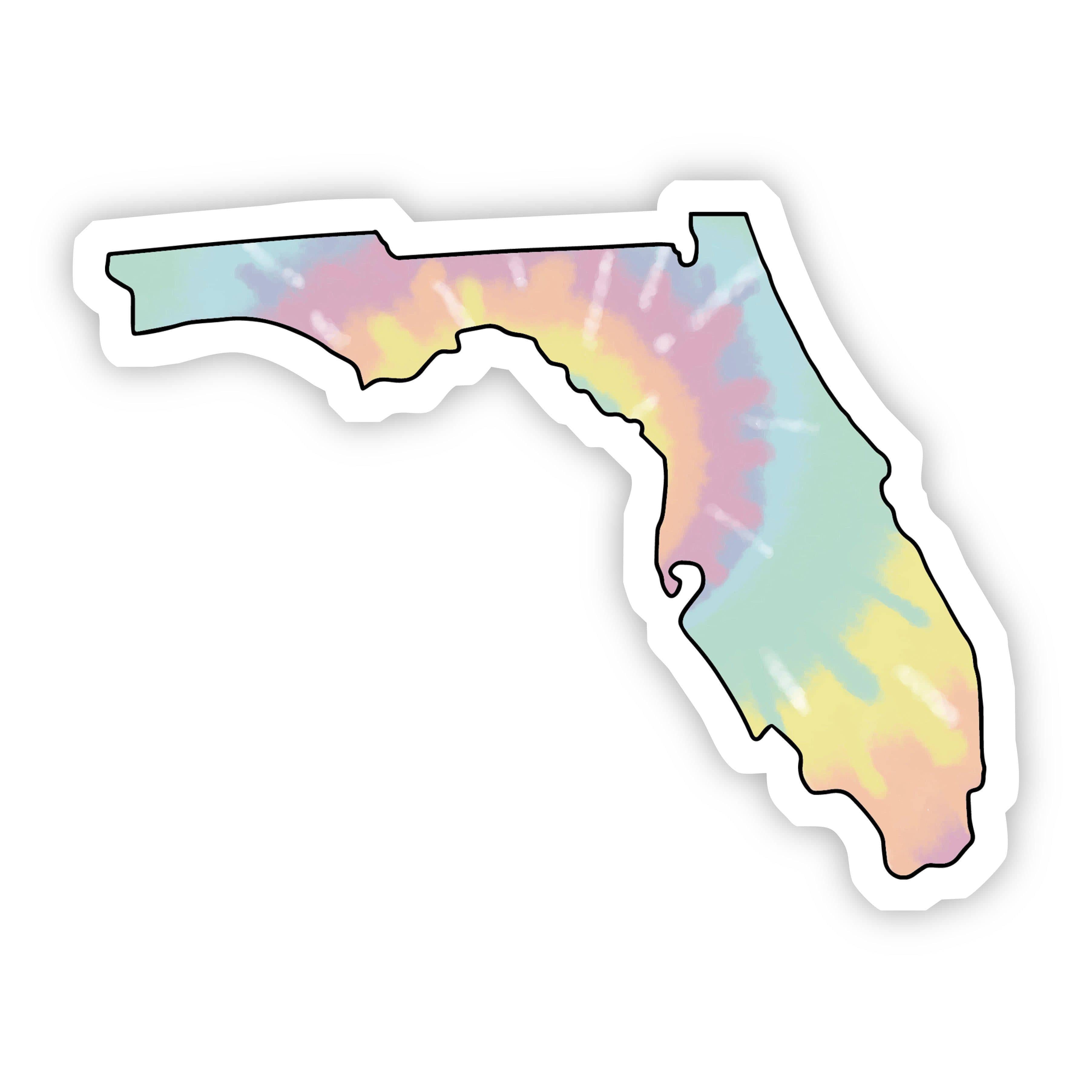  Florida Tie Dye Sticker、mySite、elrpsem3k