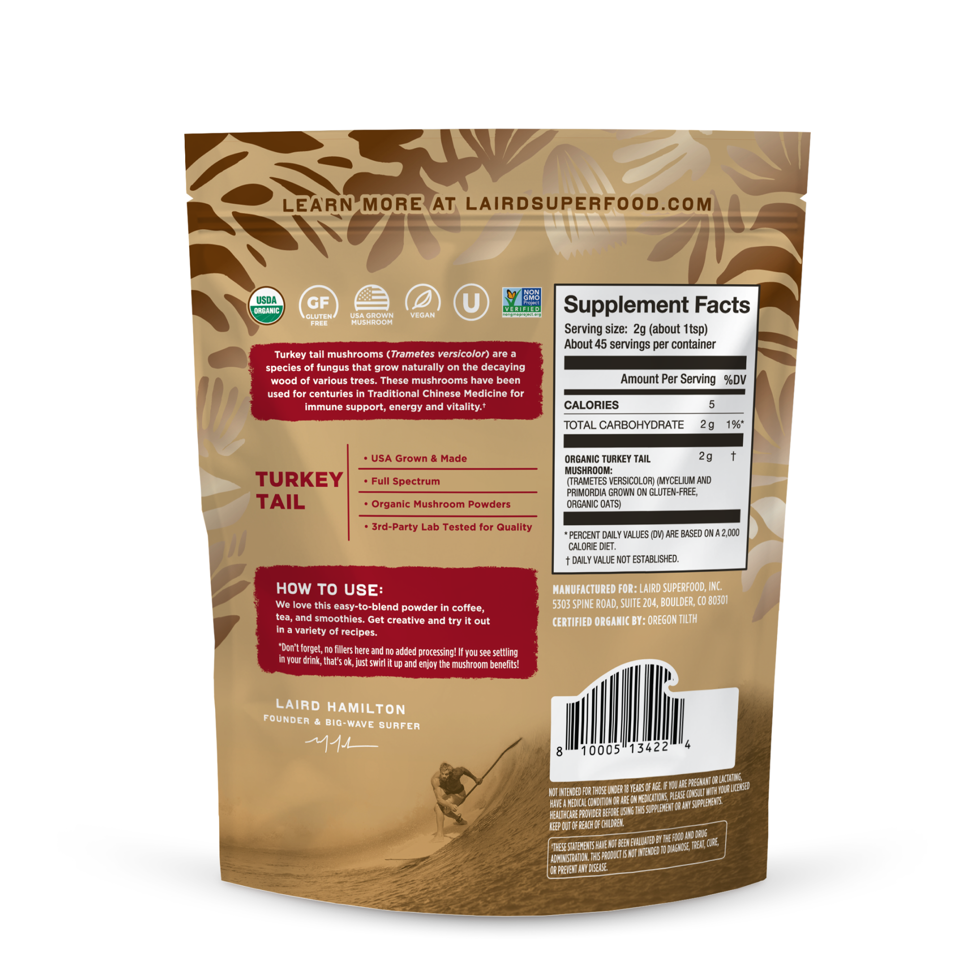 Organic Turkey Tail Mushroom Powder、mySite、gigharbornorthrealestate