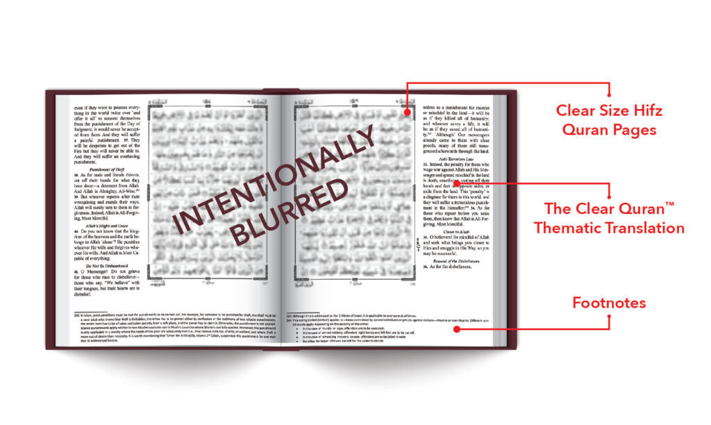 The Clear Quran® Series – with Arabic Text, Othmani Script 15 Lines - Hifz Edition | Hardcover, 12 Copies Bulk、mySite、topwebapps